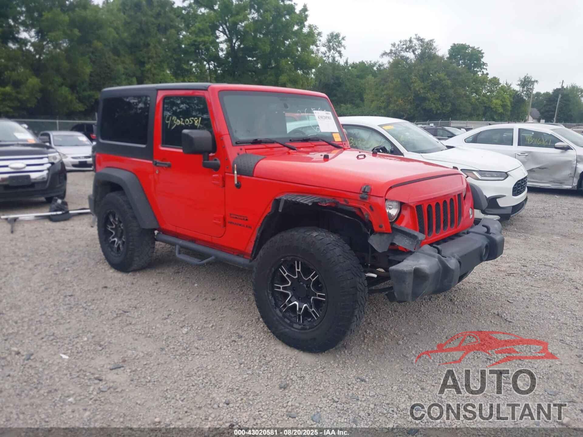 JEEP WRANGLER 2015 - 1C4AJWAG9FL503761