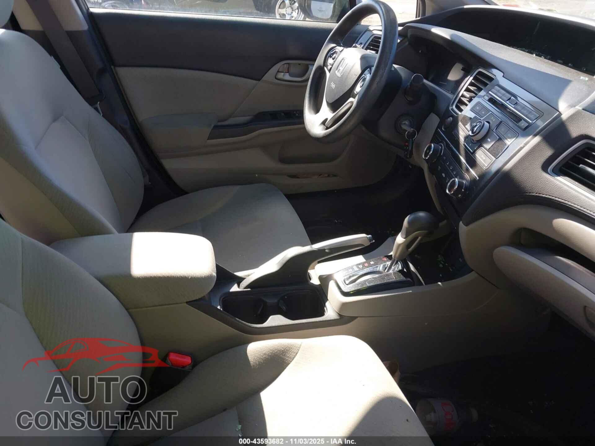 HONDA CIVIC 2013 - 2HGFB2F53DH520859