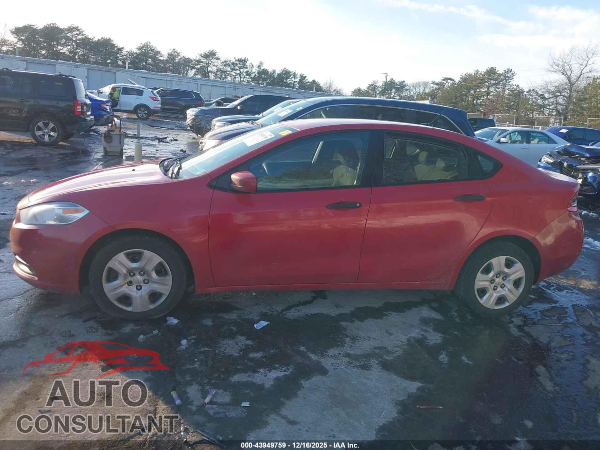 DODGE DART 2013 - 1C3CDFAA0DD105376