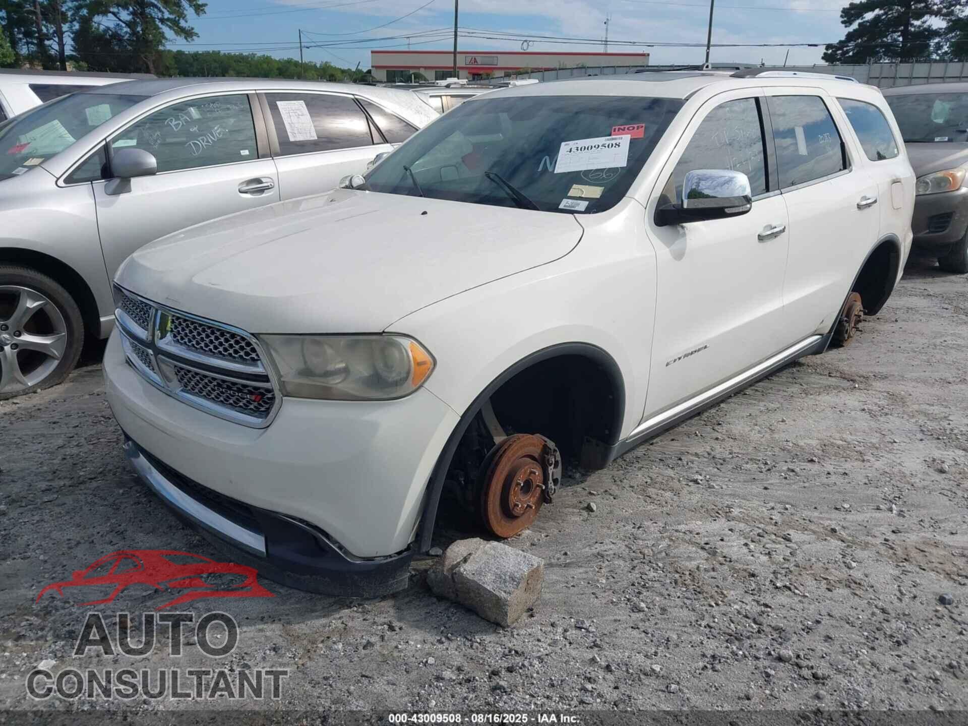 DODGE DURANGO 2012 - 1C4SDHET2CC275550