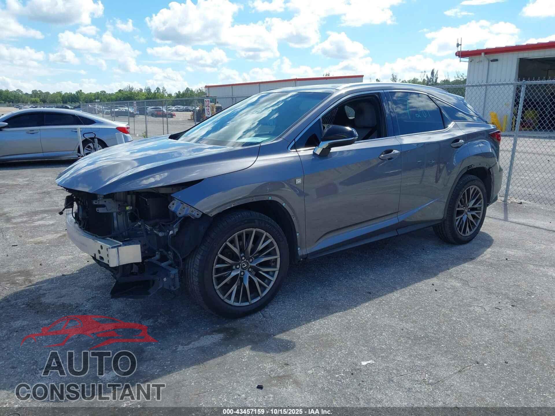 LEXUS RX 350 2019 - 2T2BZMCA6KC191051