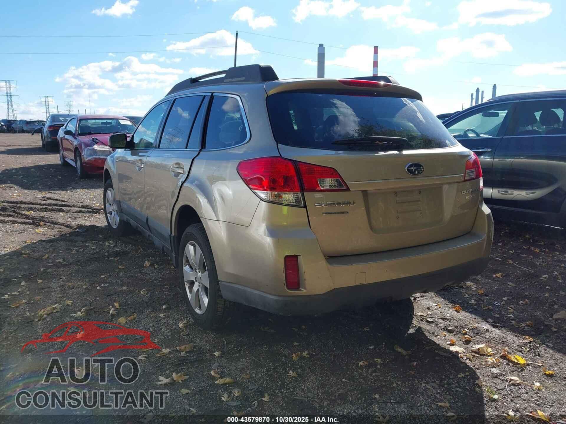SUBARU OUTBACK 2010 - 4S4BRBJC8A3359613