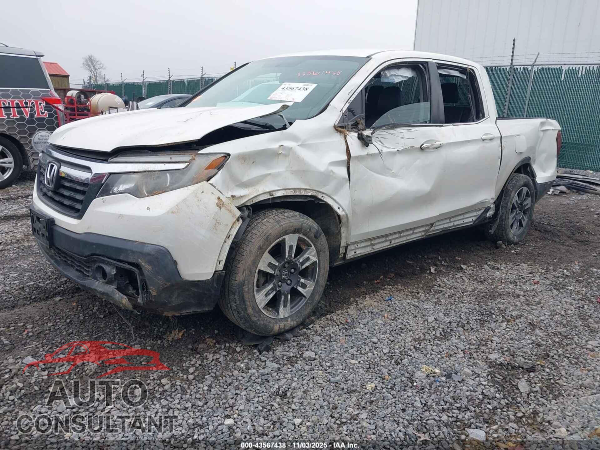 HONDA RIDGELINE 2017 - 5FPYK3F6XHB018018