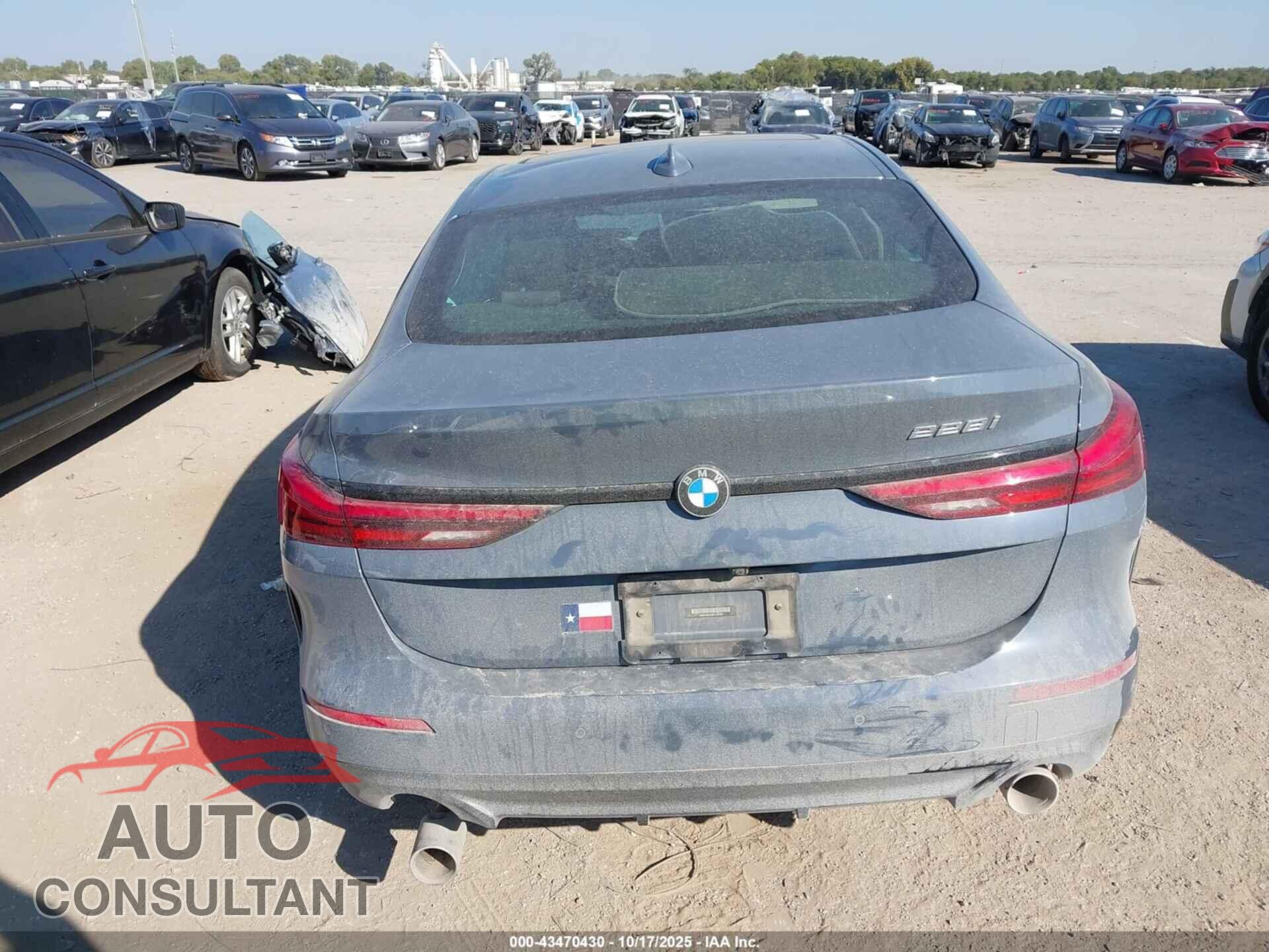 BMW 228I GRAN COUPE 2021 - WBA53AK03M7J21292