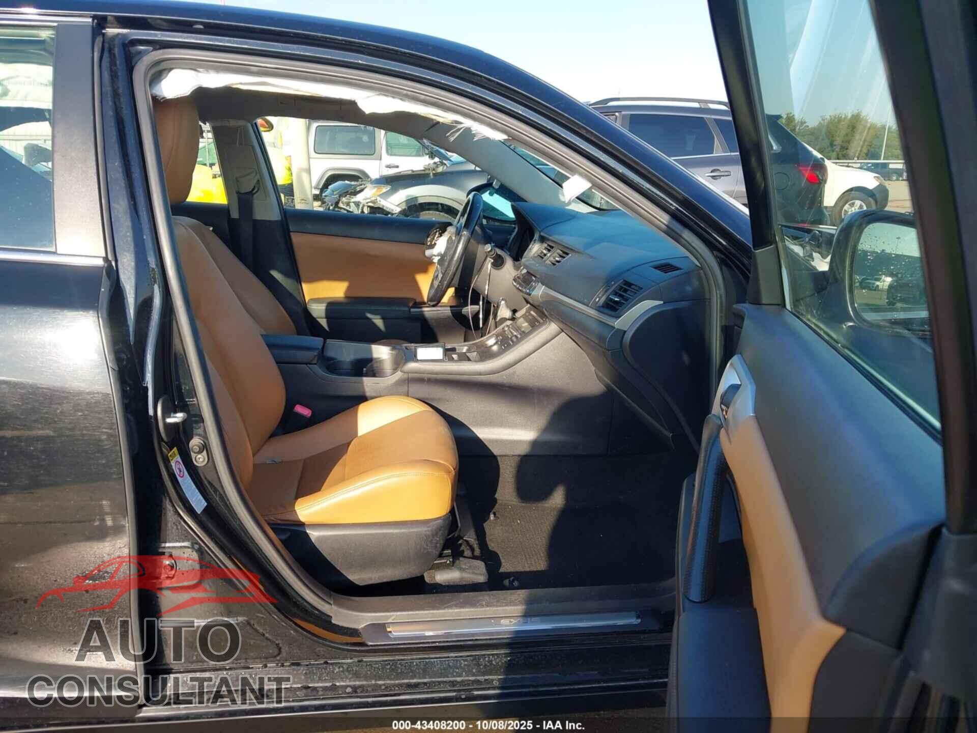 LEXUS CT 200H 2011 - JTHKD5BH1B2022785