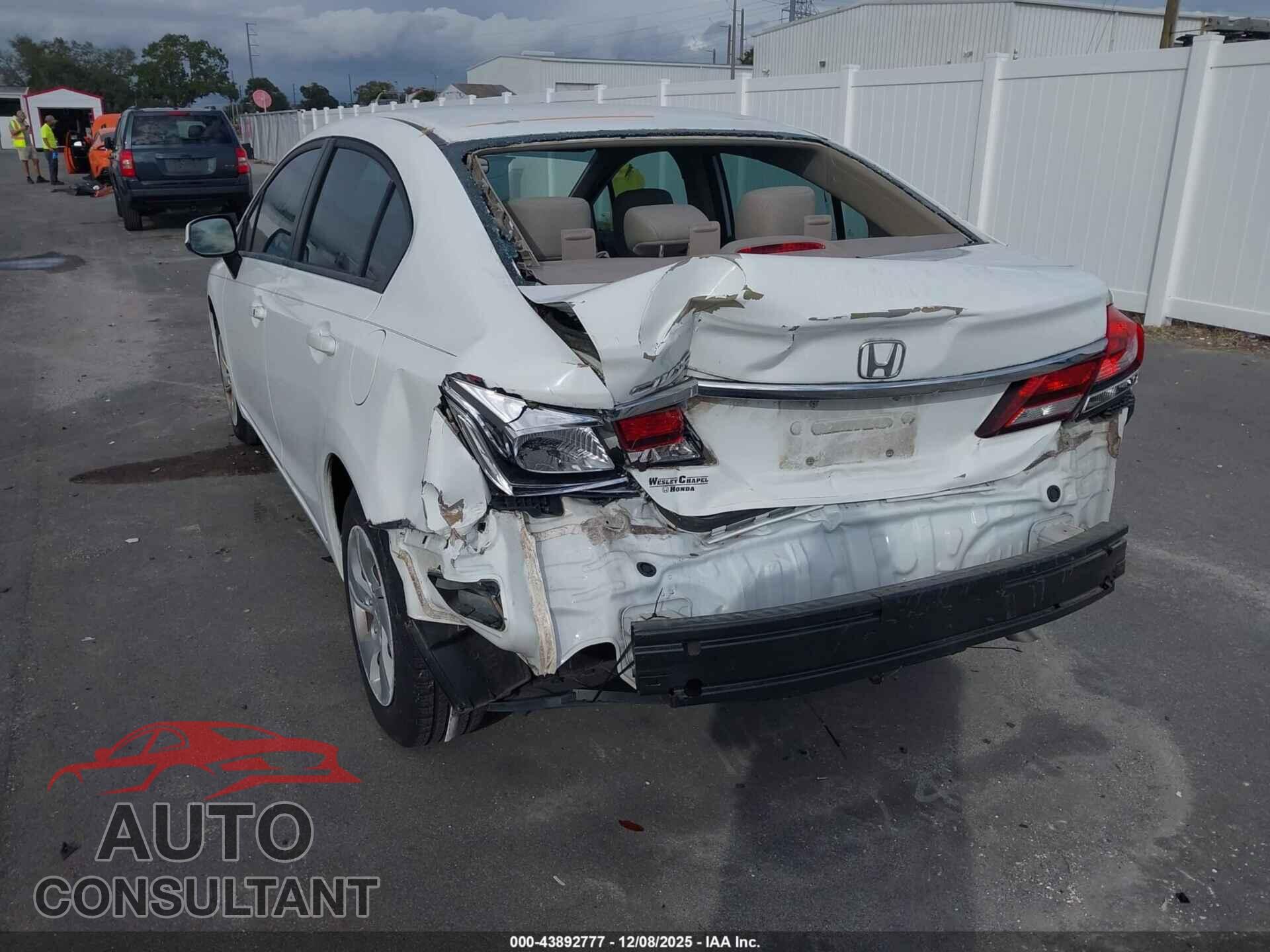 HONDA CIVIC 2013 - 19XFB2F59DE094301