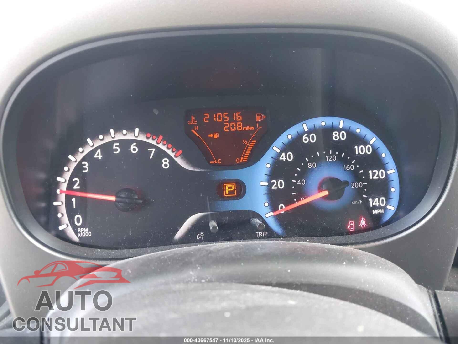NISSAN CUBE 2012 - JN8AZ2KRXCT251830
