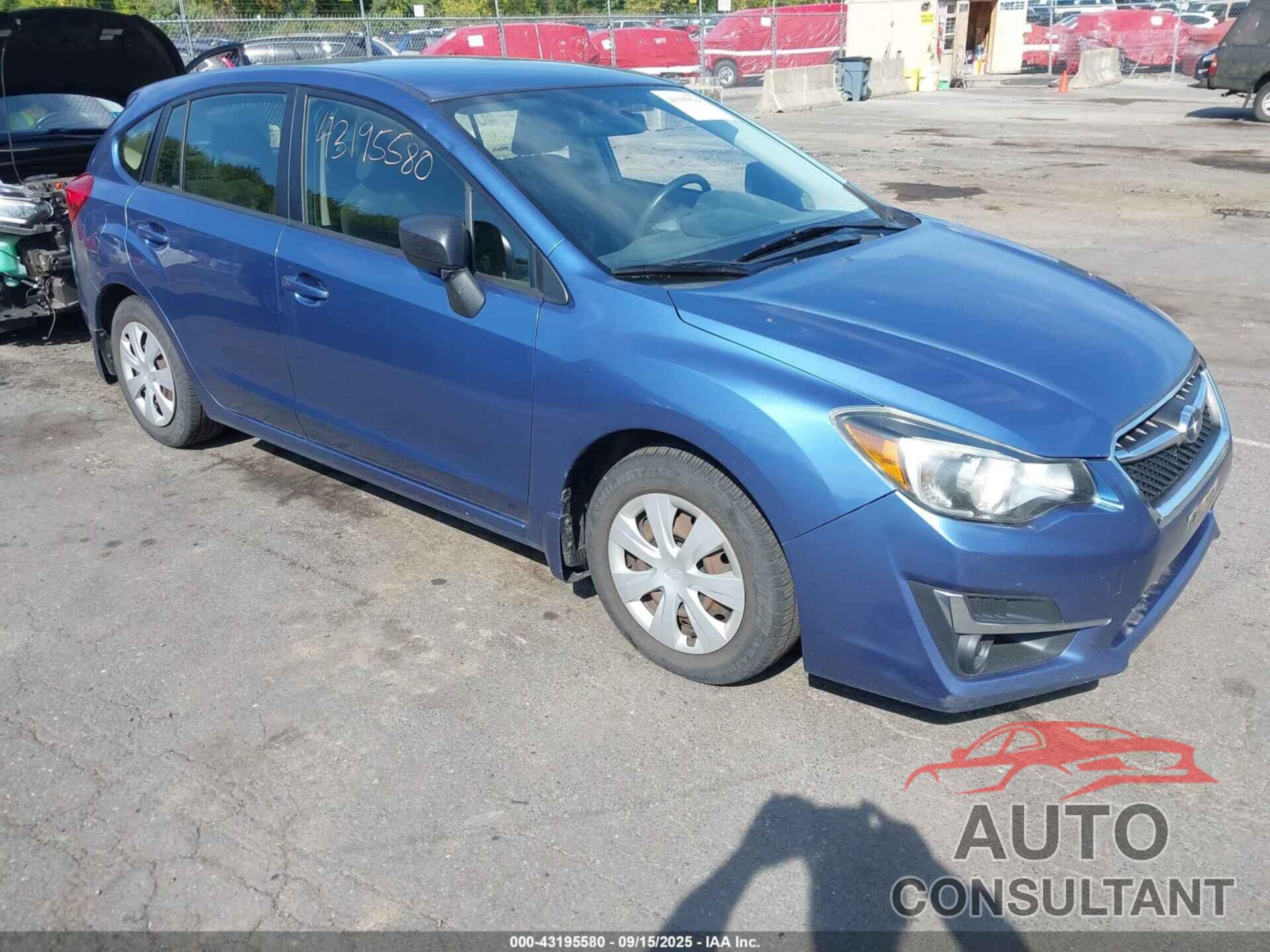 SUBARU IMPREZA 2015 - JF1GPAA60FH206454
