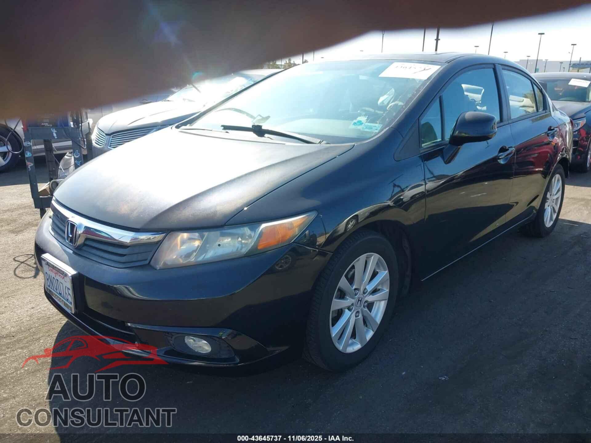 HONDA CIVIC 2012 - 2HGFB2F93CH555676