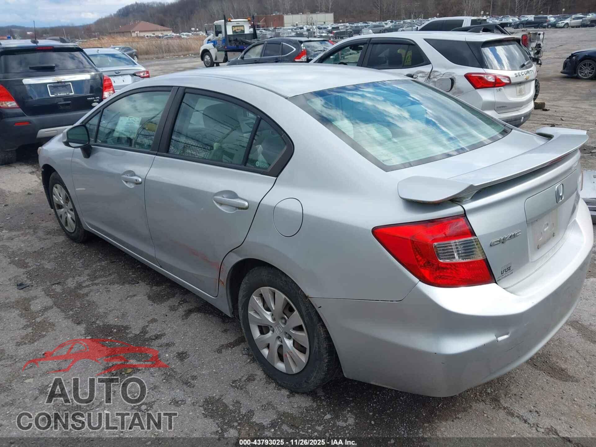 HONDA CIVIC 2012 - 2HGFB2F57CH578908