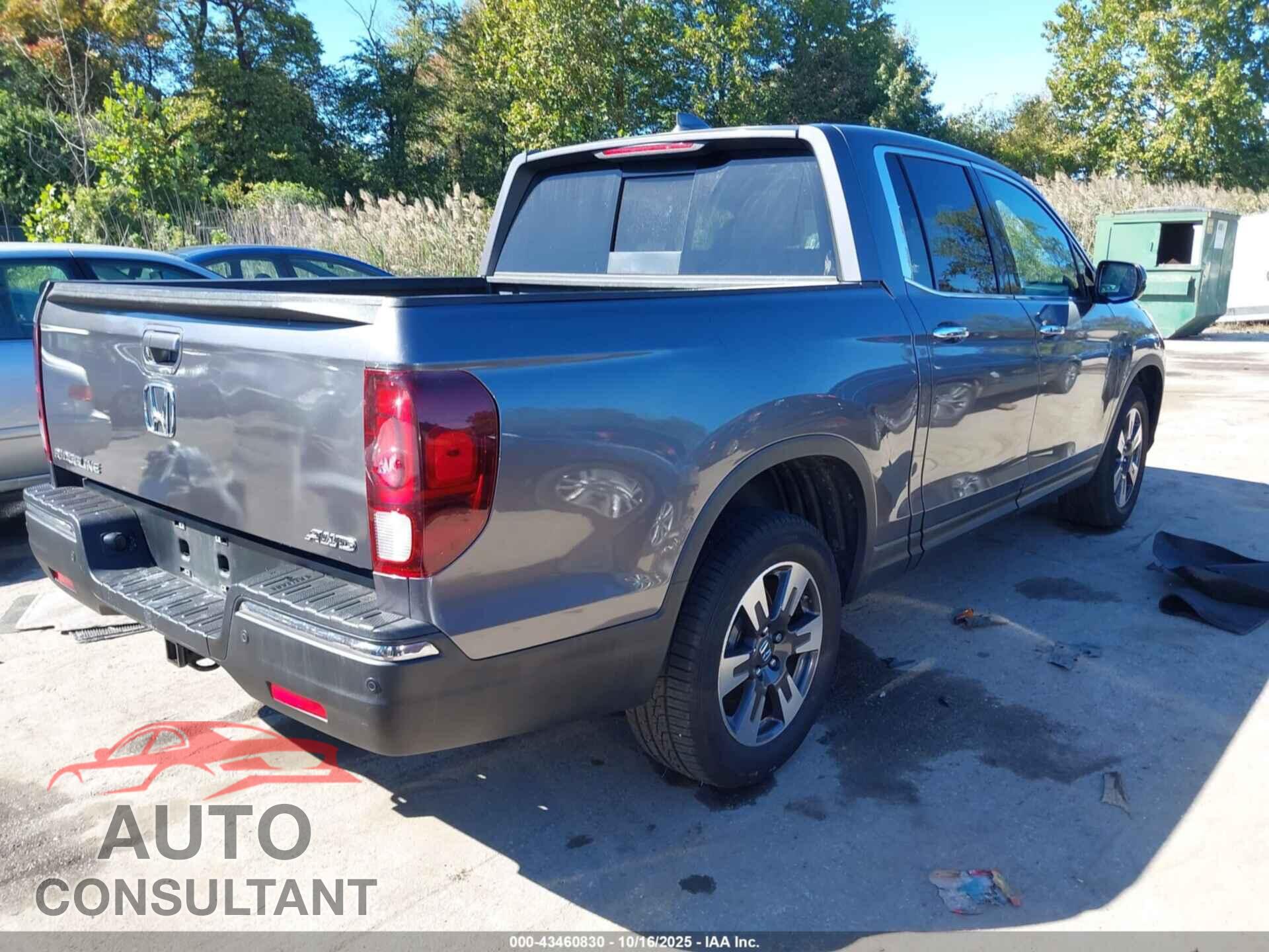 HONDA RIDGELINE 2017 - 5FPYK3F77HB009625