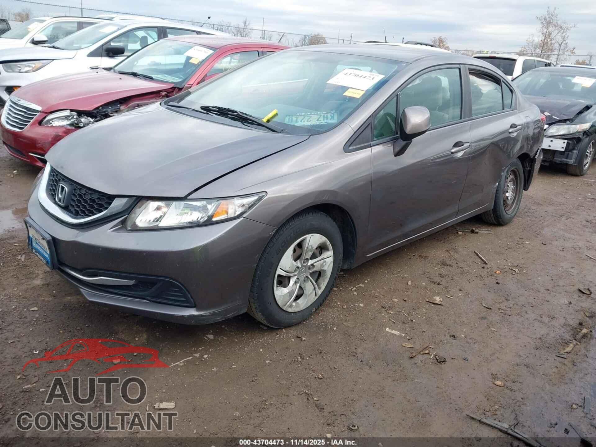 HONDA CIVIC 2013 - 19XFB2F54DE044681