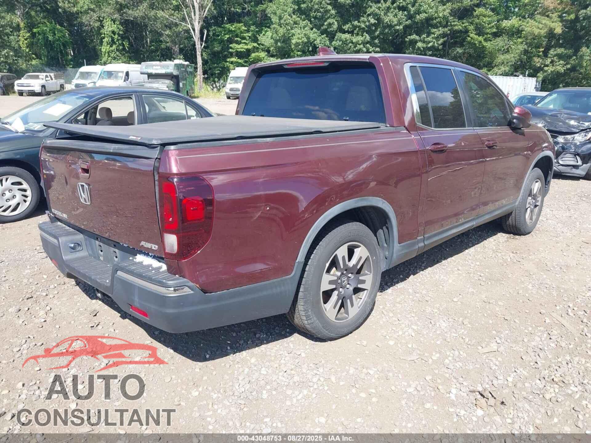 HONDA RIDGELINE 2017 - 5FPYK3F68HB009060