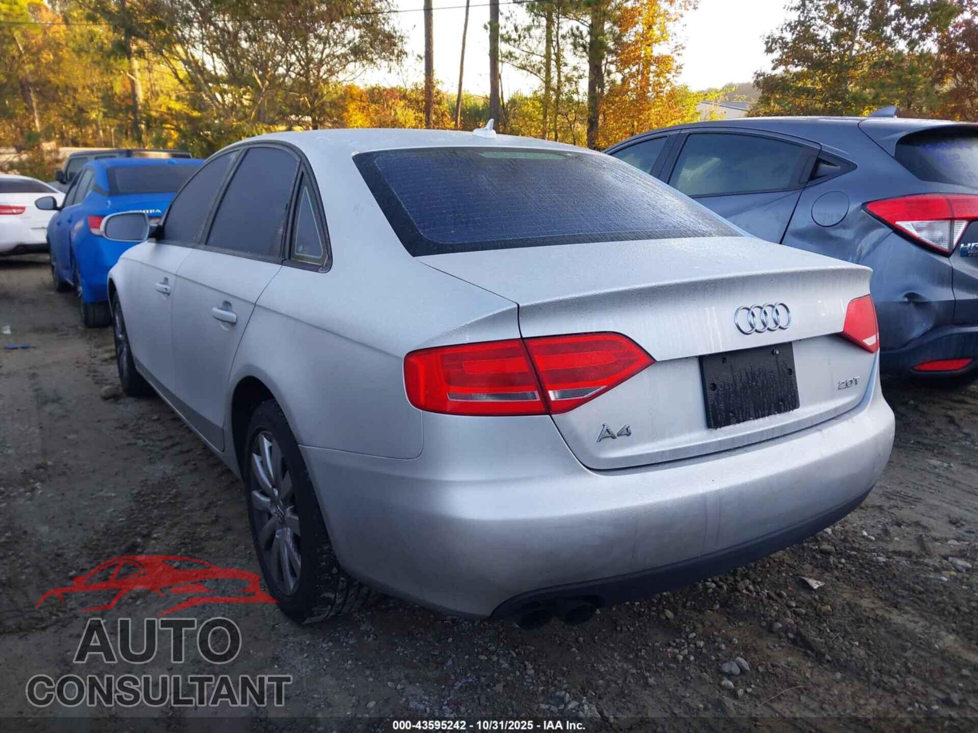 AUDI A4 2012 - WAUAFAFL6CA048558