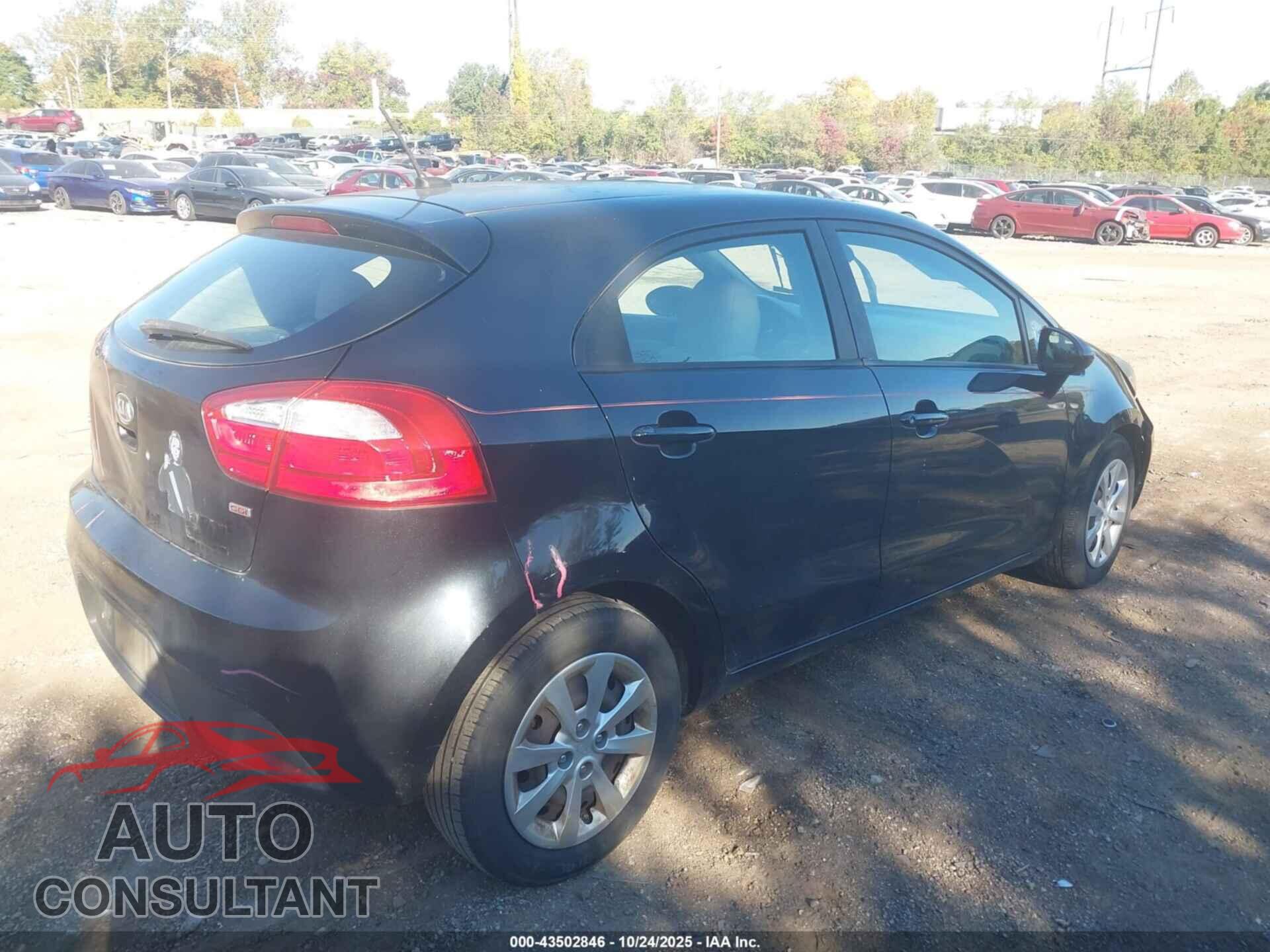 KIA RIO5 2012 - KNADM5A34C6079585