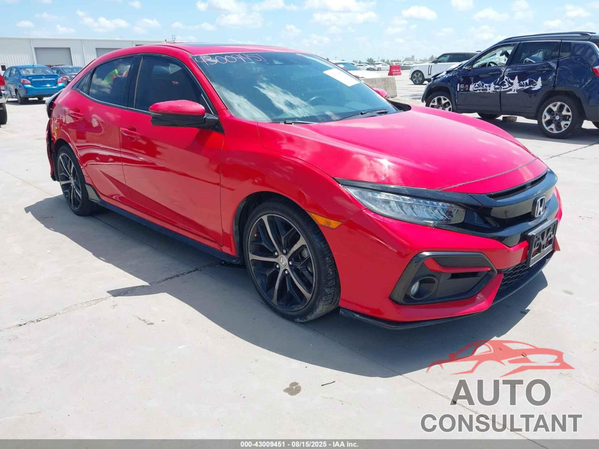 HONDA CIVIC 2020 - SHHFK7H9XLU201196