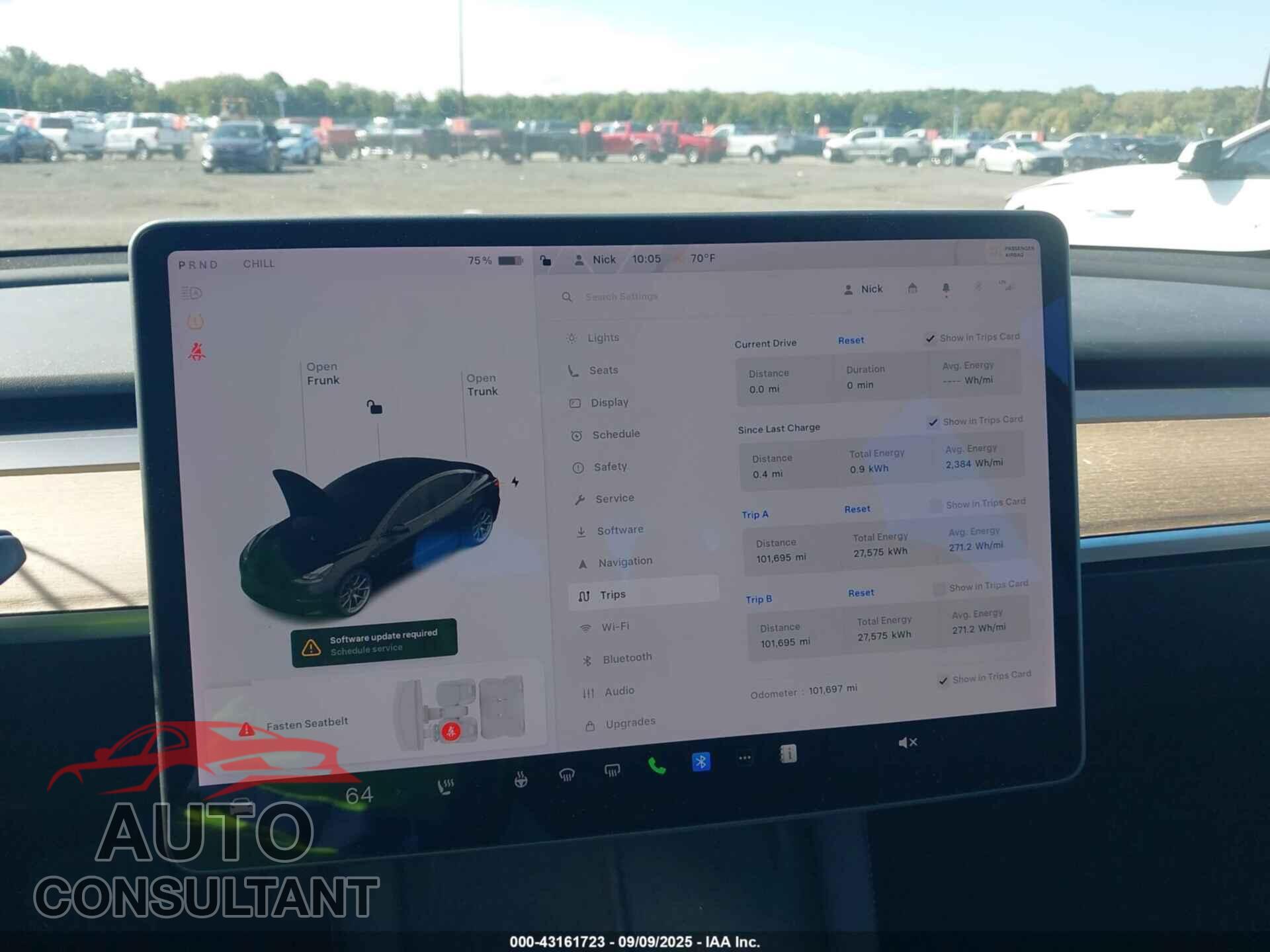 TESLA MODEL 3 2021 - 5YJ3E1EB0MS055867