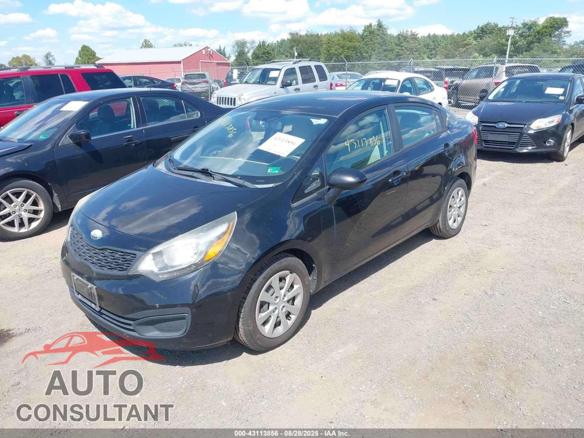 KIA RIO 2013 - KNADM4A30D6219482