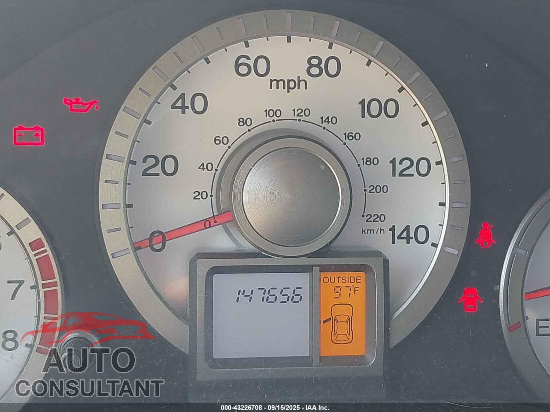 HONDA PILOT 2011 - 5FNYF3H53BB001022