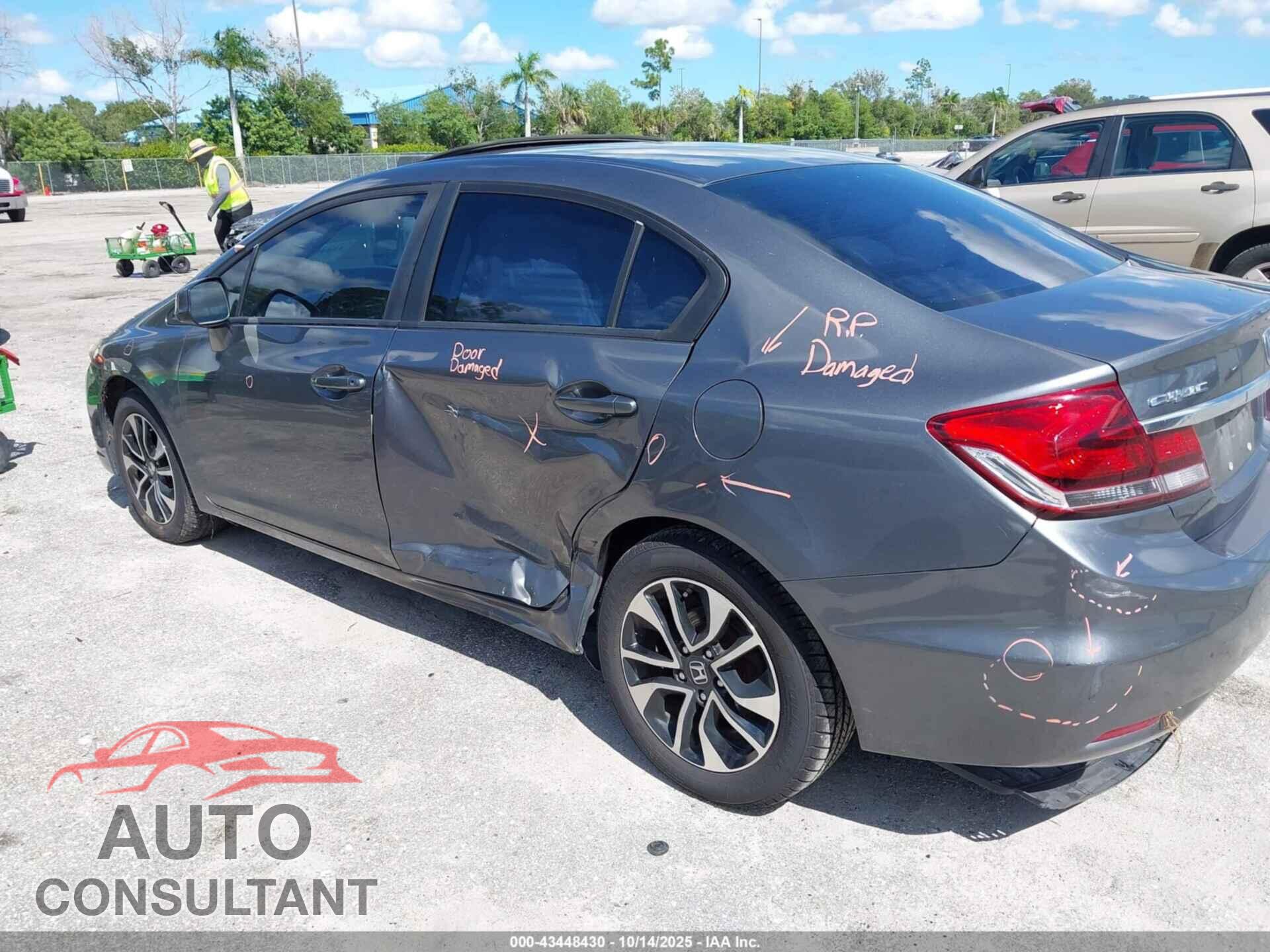 HONDA CIVIC 2013 - 19XFB2F82DE243383