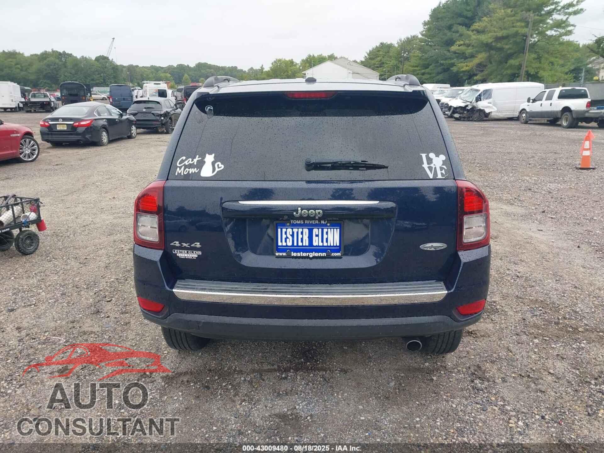 JEEP COMPASS 2016 - 1C4NJDEB2GD657485