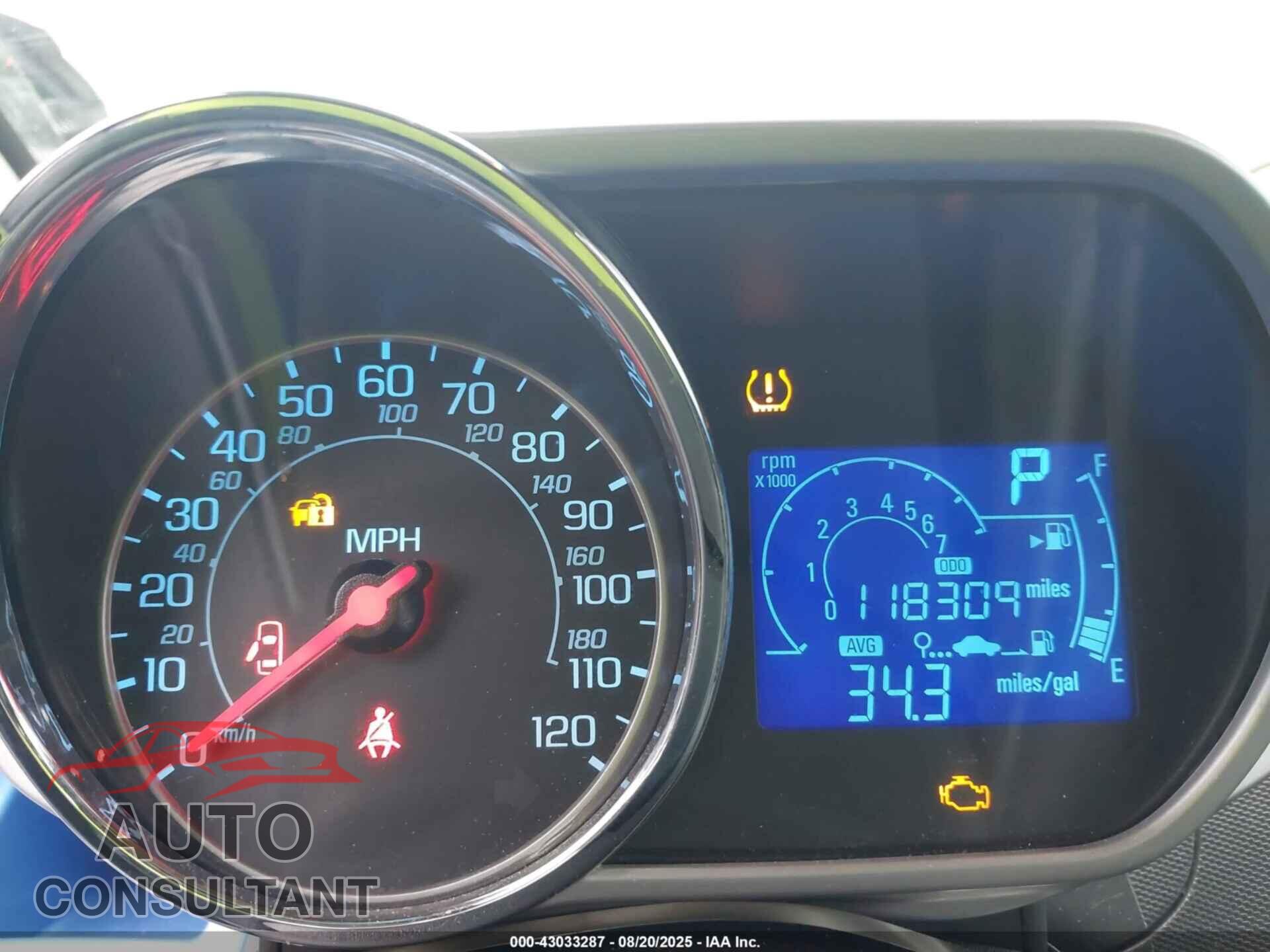 CHEVROLET SPARK 2013 - KL8CD6S91DC526490