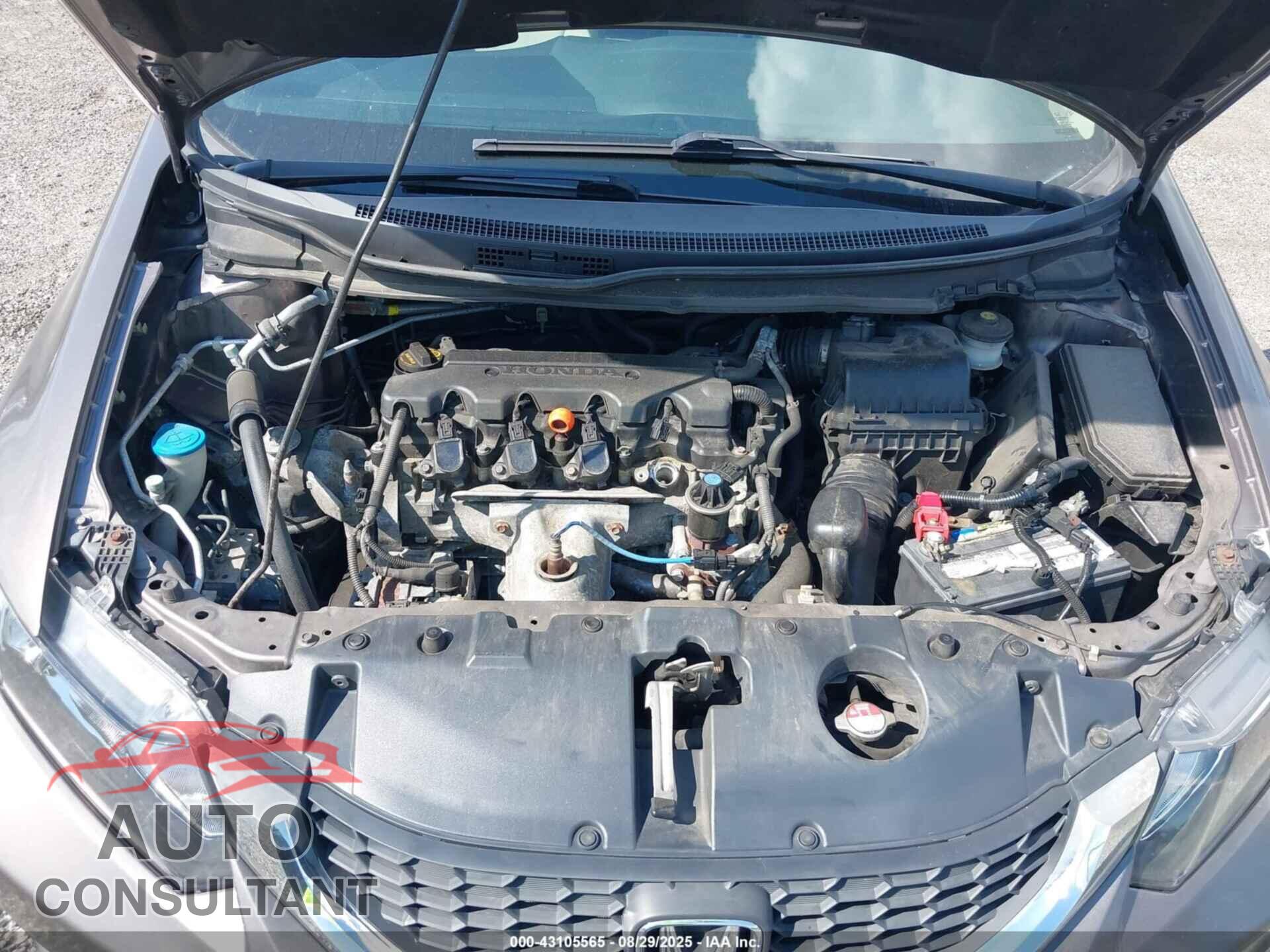 HONDA CIVIC 2013 - 19XFB2F52DE295280
