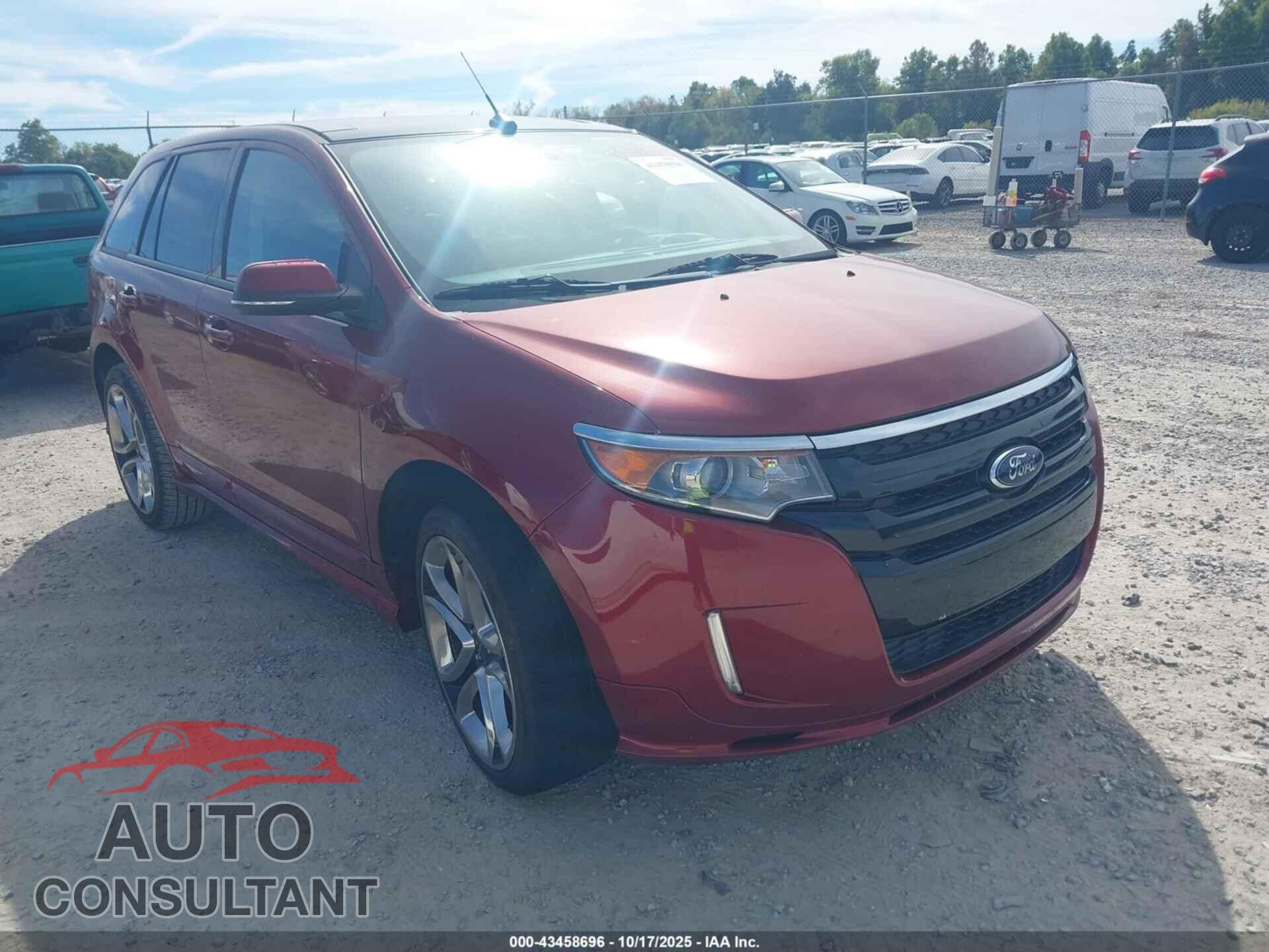 FORD EDGE 2013 - 2FMDK4AK2DBC65456
