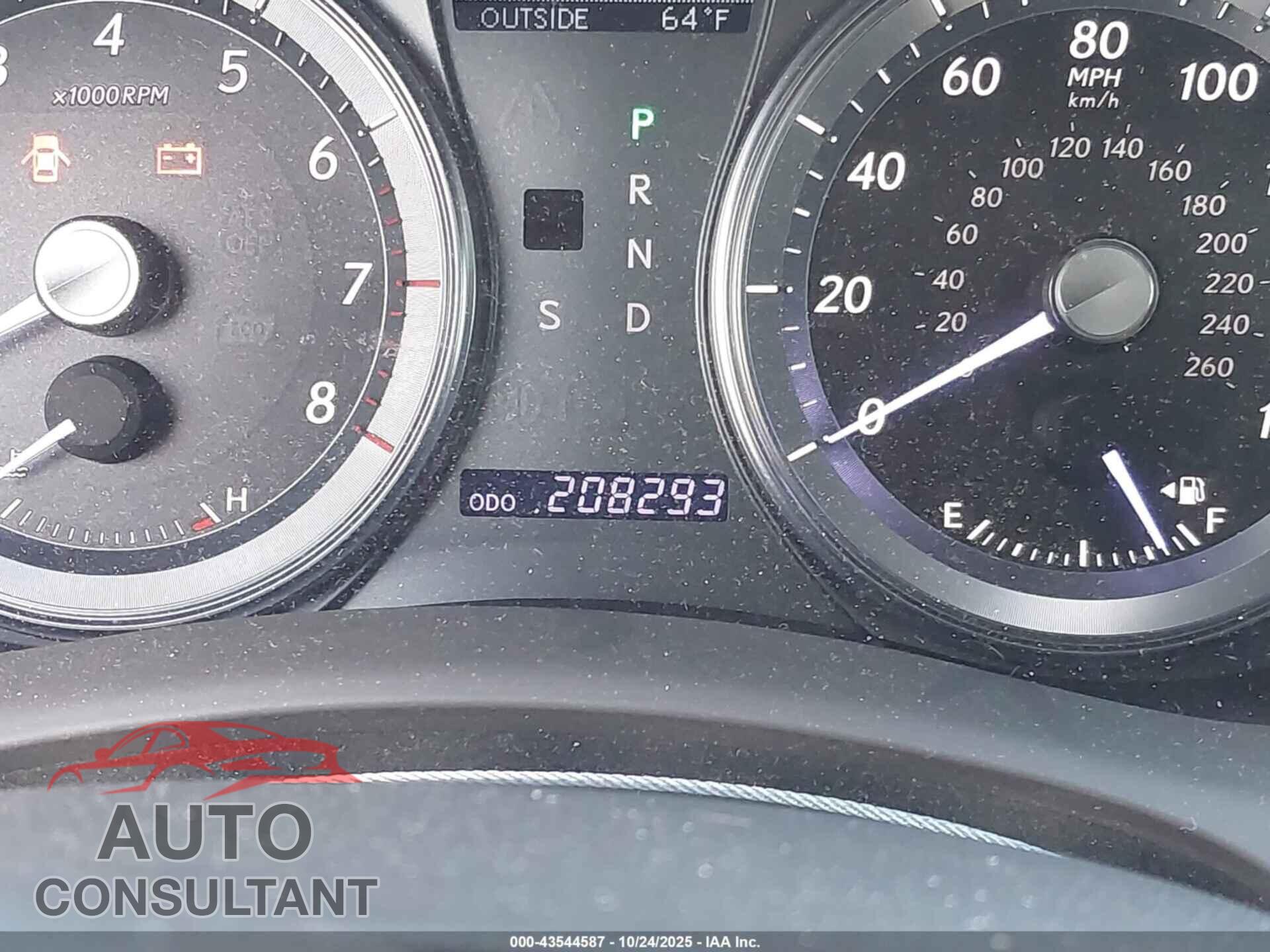 LEXUS ES 350 2011 - JTHBK1EG3B2423353