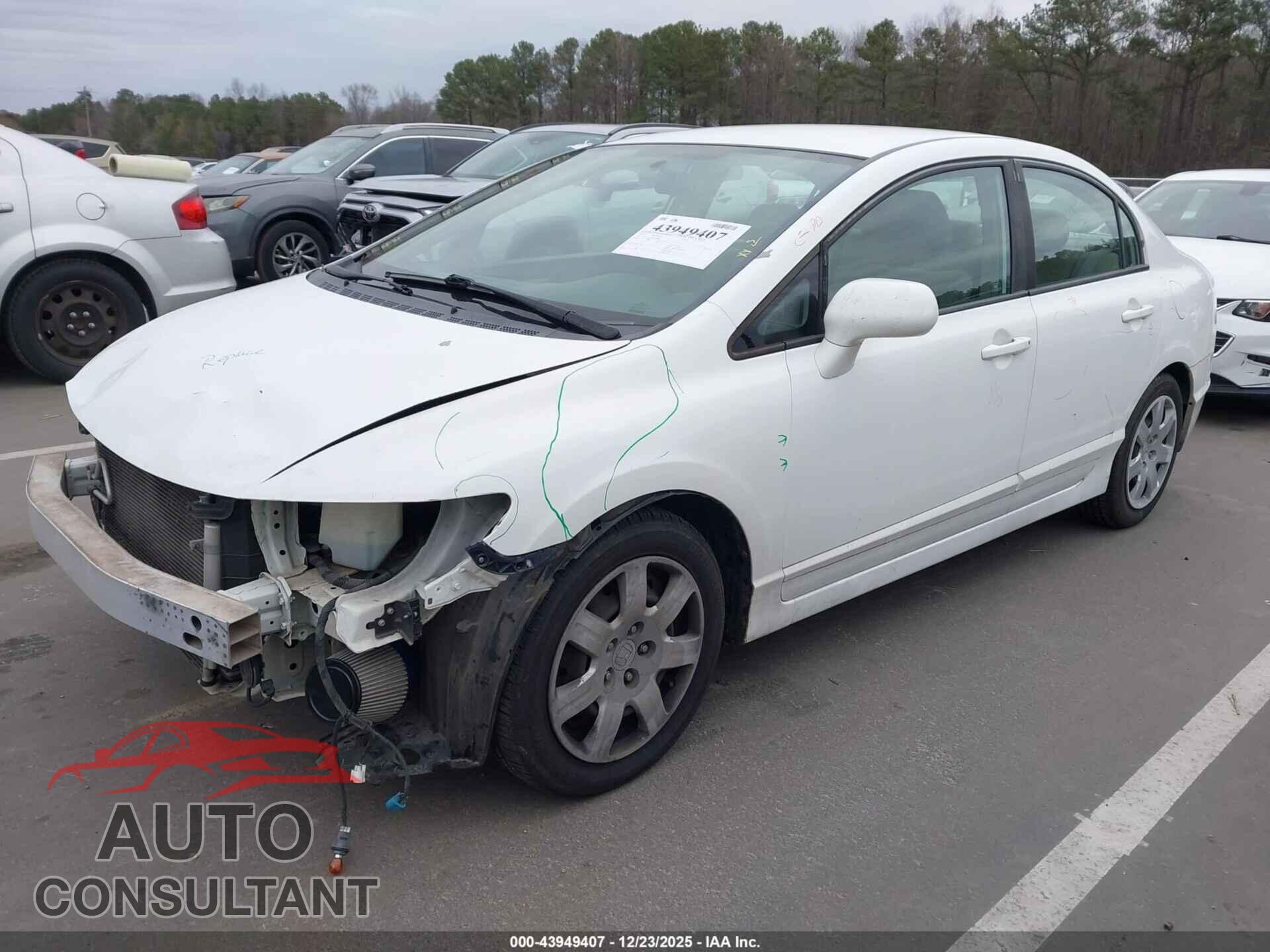 HONDA CIVIC 2011 - 19XFA1F5XBE030861