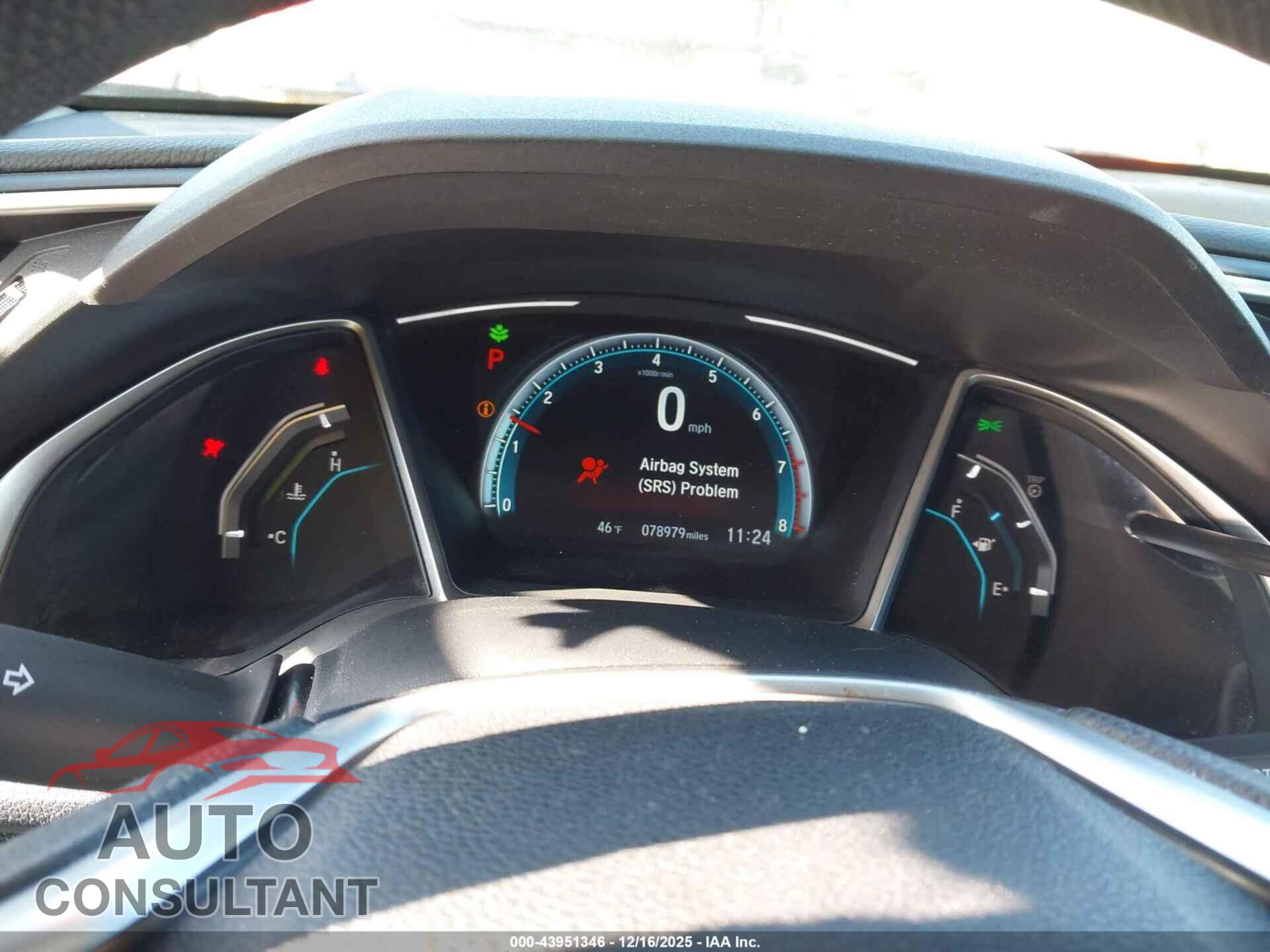 HONDA CIVIC 2017 - 19XFC2F72HE032341