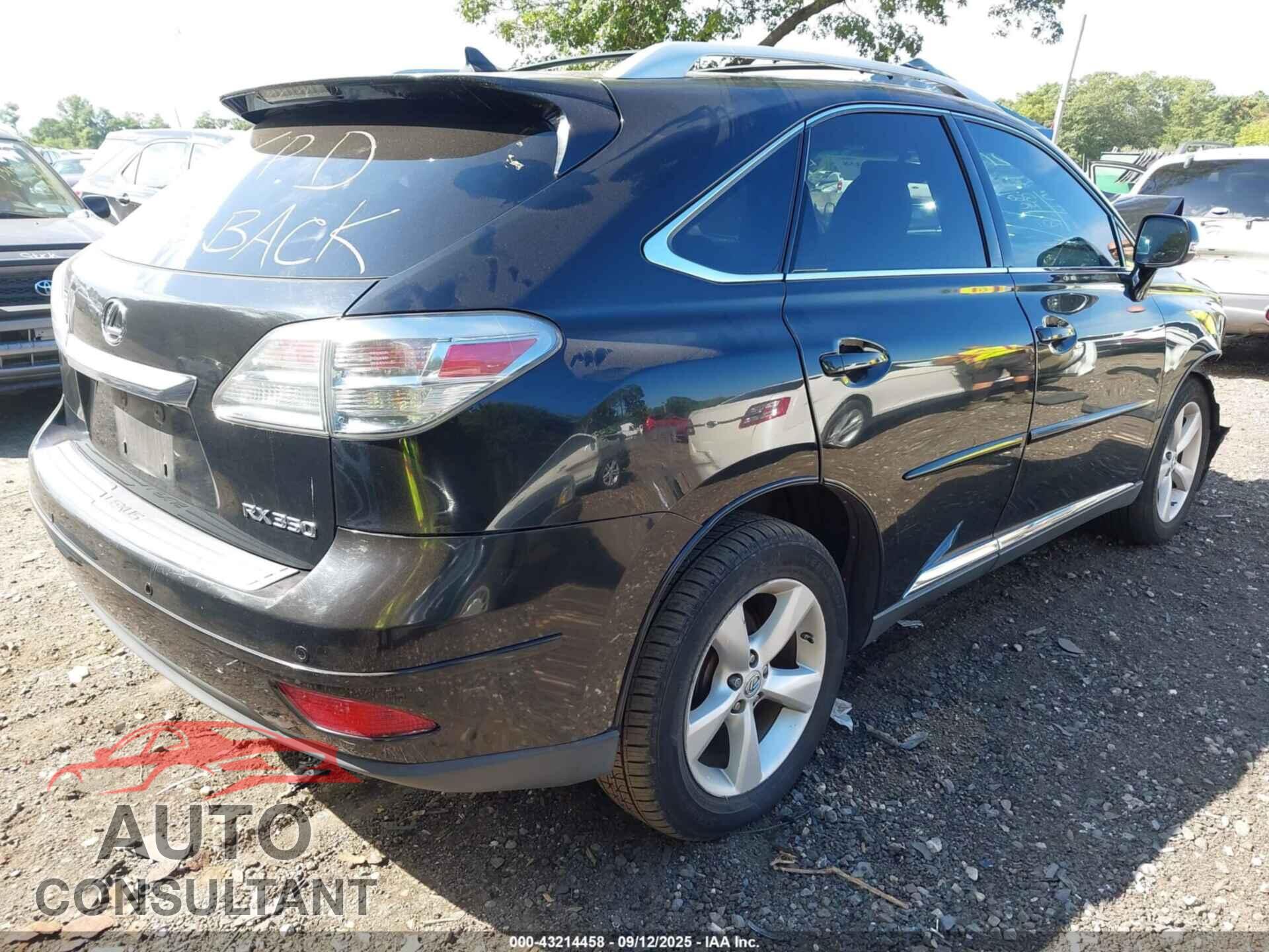 LEXUS RX 350 2011 - 2T2BK1BA9BC115568