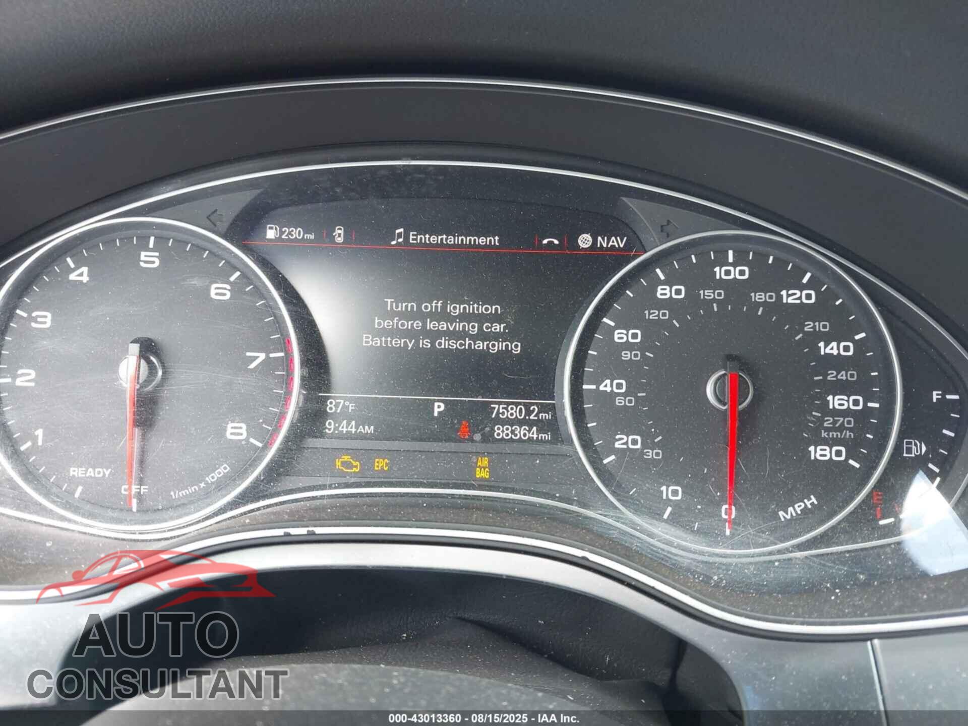 AUDI A6 2016 - WAUGFAFC3GN085236