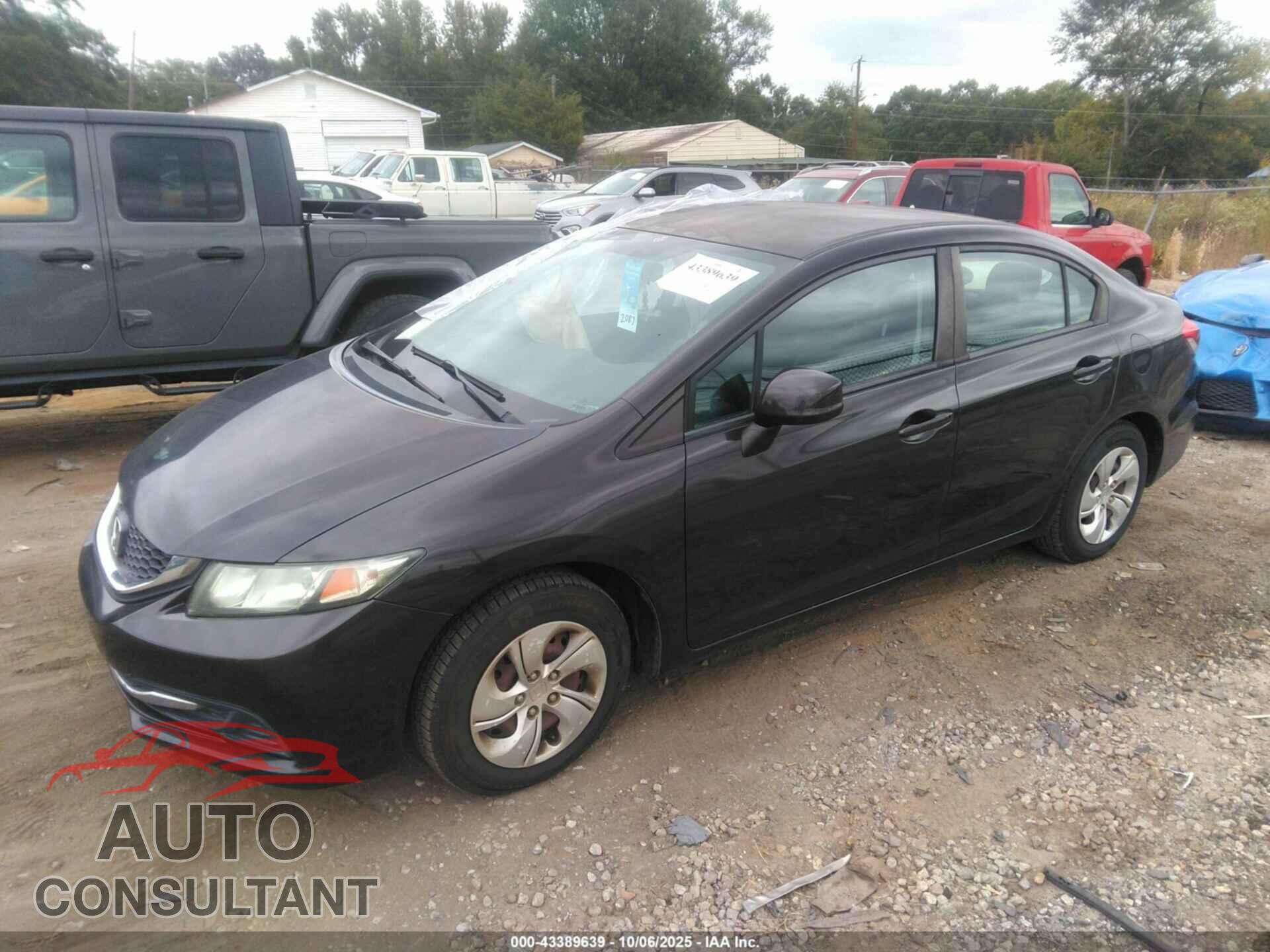 HONDA CIVIC 2013 - 2HGFB2F52DH567459