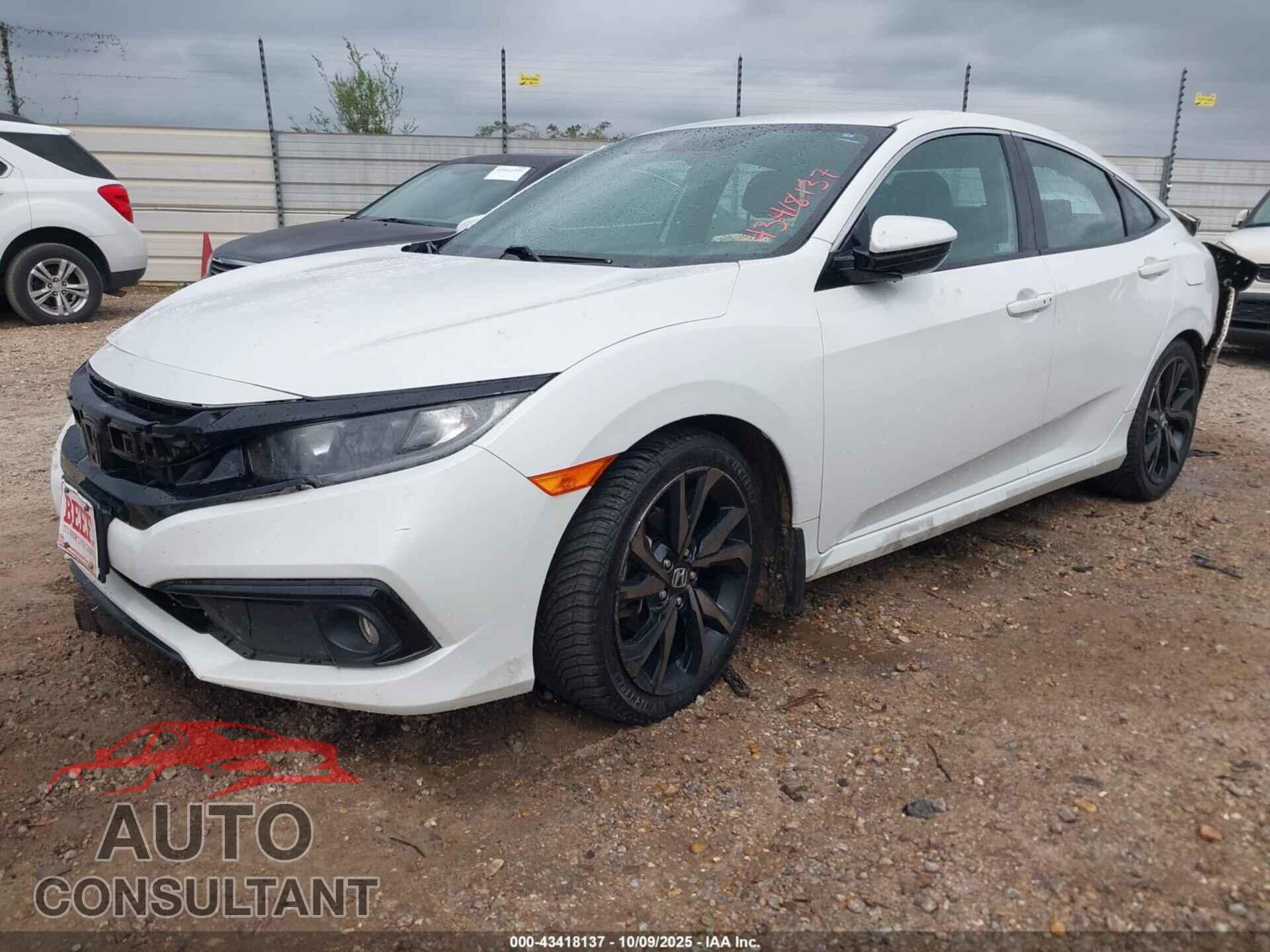 HONDA CIVIC 2019 - 2HGFC2F85KH563507