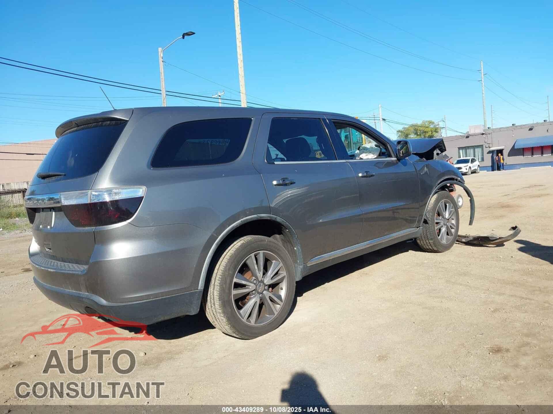 DODGE DURANGO 2012 - 1C4RDHAG9CC108884