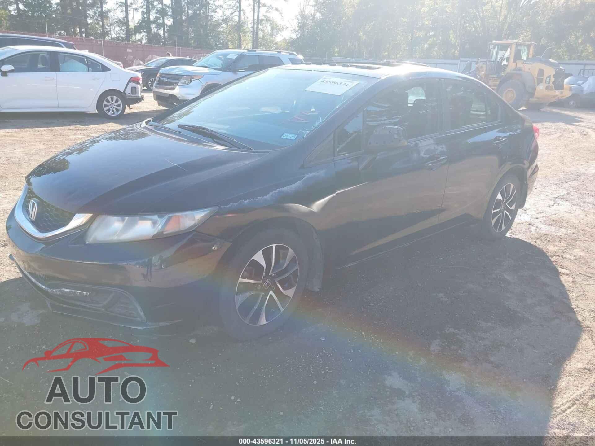HONDA CIVIC 2013 - 2HGFB2F8XDH519315