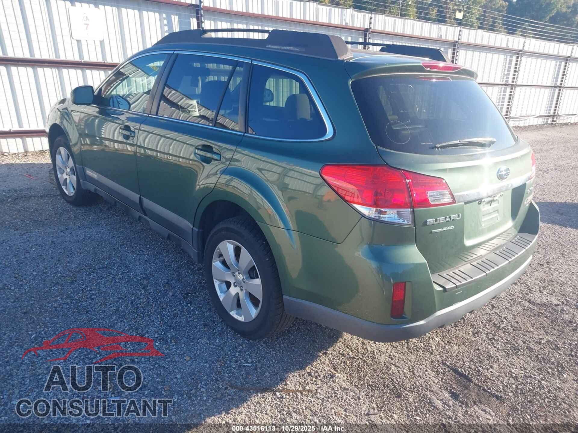 SUBARU OUTBACK 2010 - 4S4BRCCC0A3339911