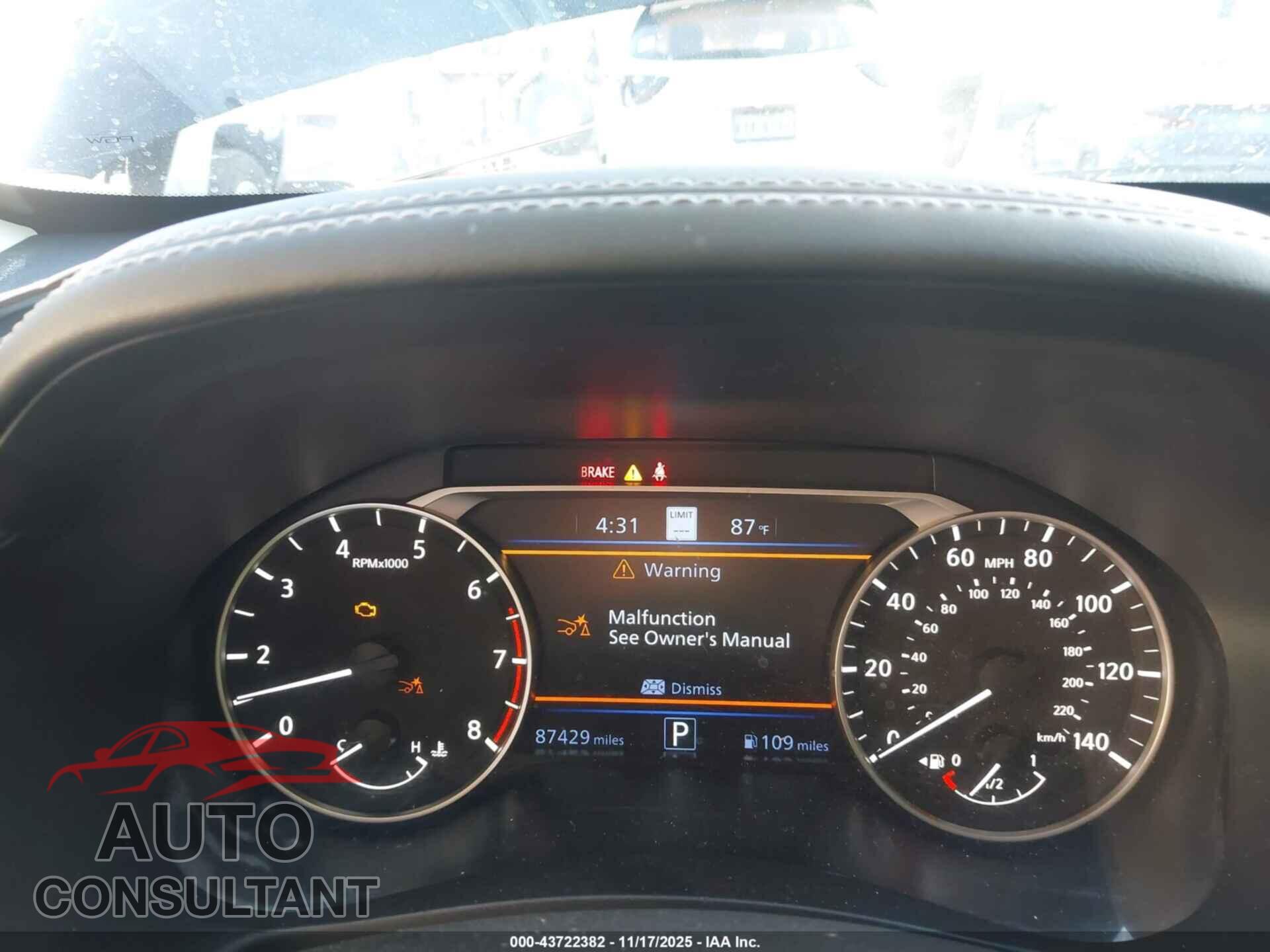 NISSAN ALTIMA 2021 - 1N4BL4EV2MN314355