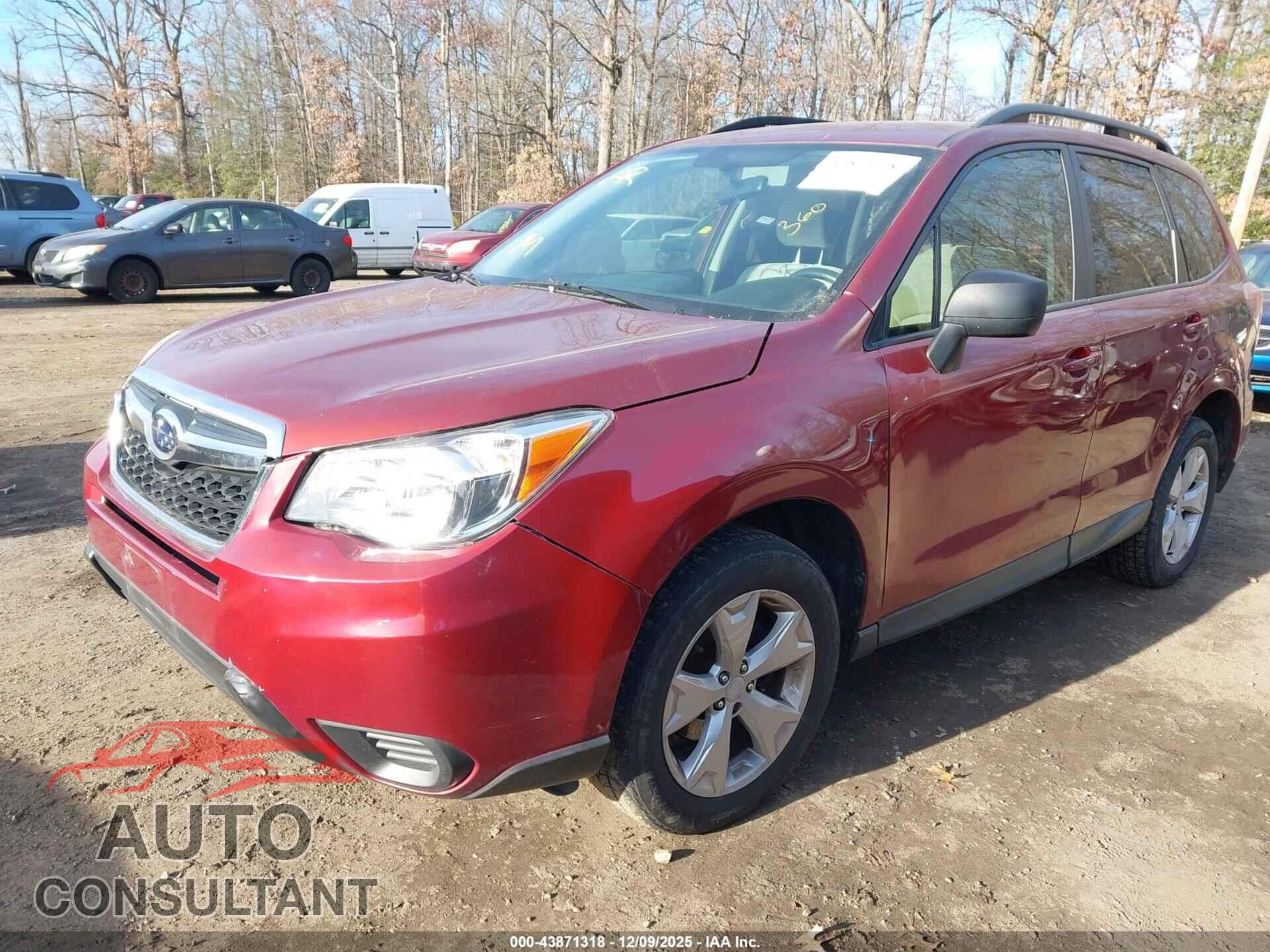 SUBARU FORESTER 2015 - JF2SJABC8FH522566