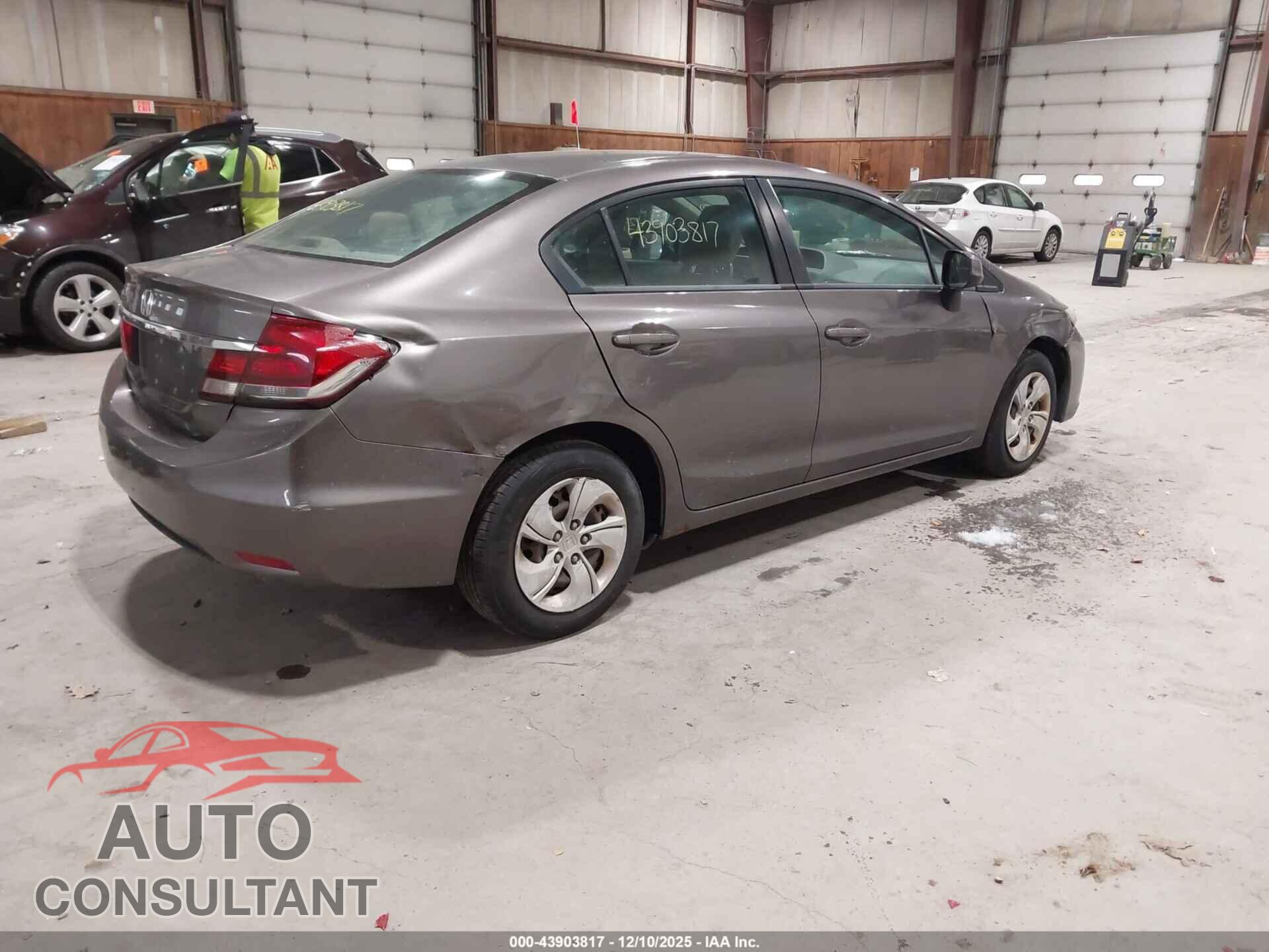 HONDA CIVIC 2013 - 19XFB2F52DE295327