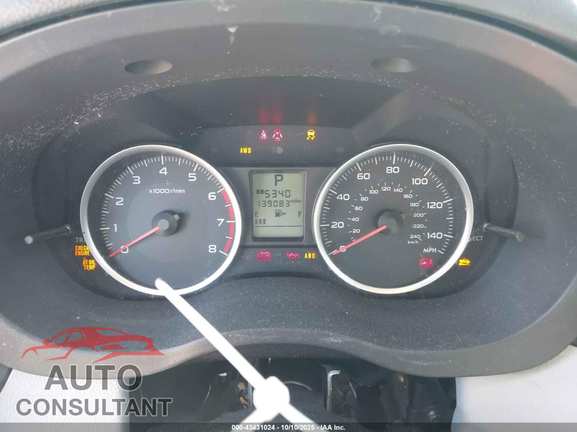 SUBARU FORESTER 2015 - JF2SJADC6FH838240