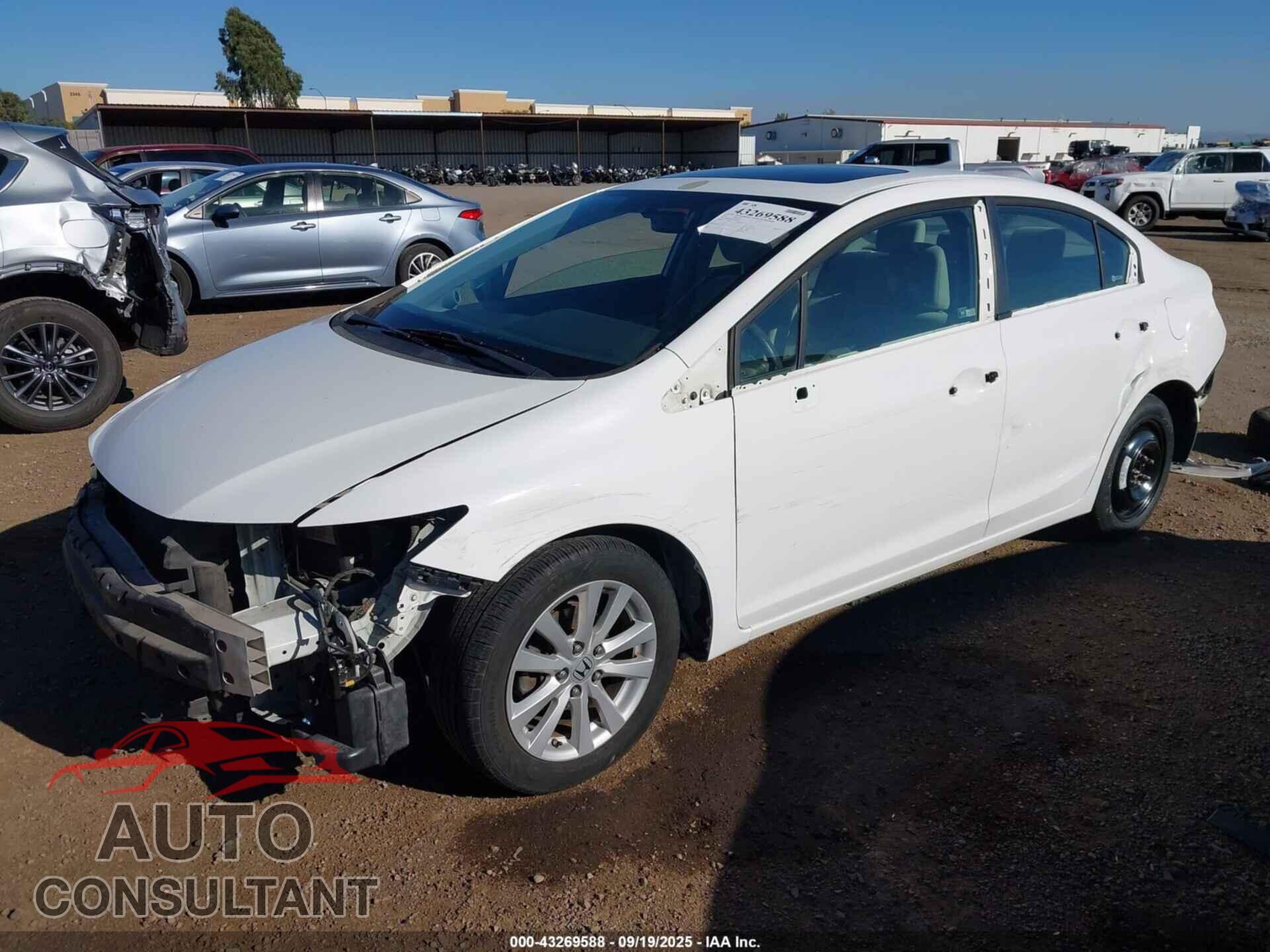 HONDA CIVIC 2012 - 2HGFB2F81CH500795