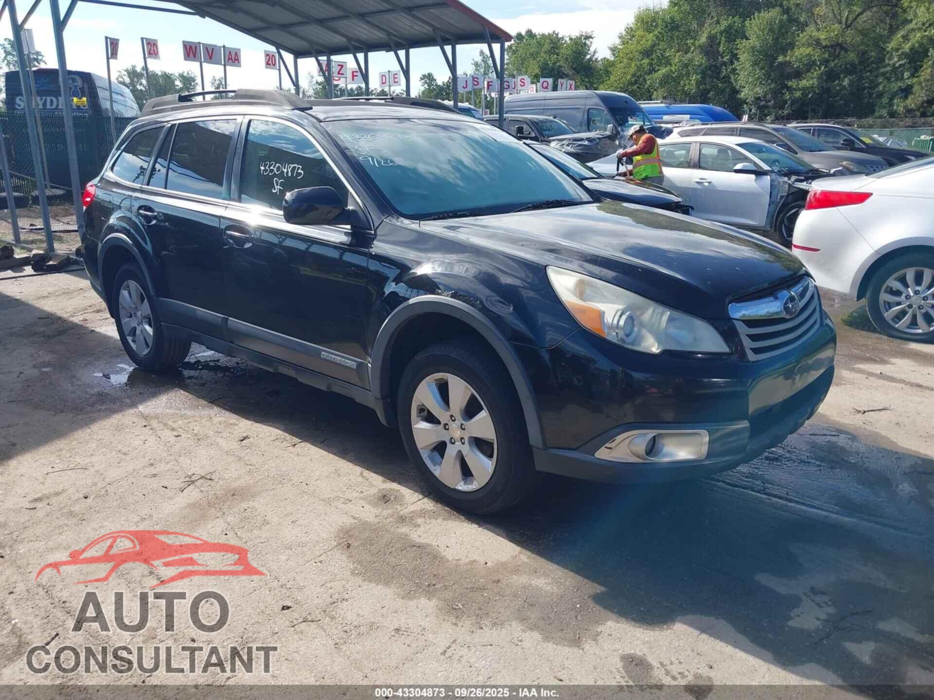 SUBARU OUTBACK 2011 - 4S4BRBFC7B3398929