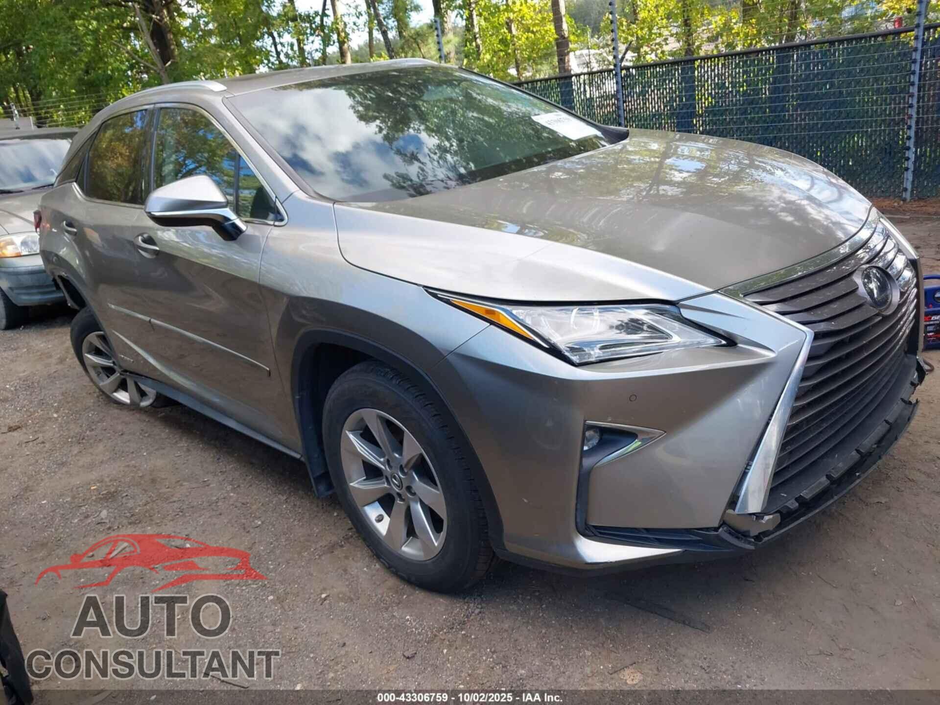 LEXUS RX 450H 2019 - 2T2BGMCA4KC034575