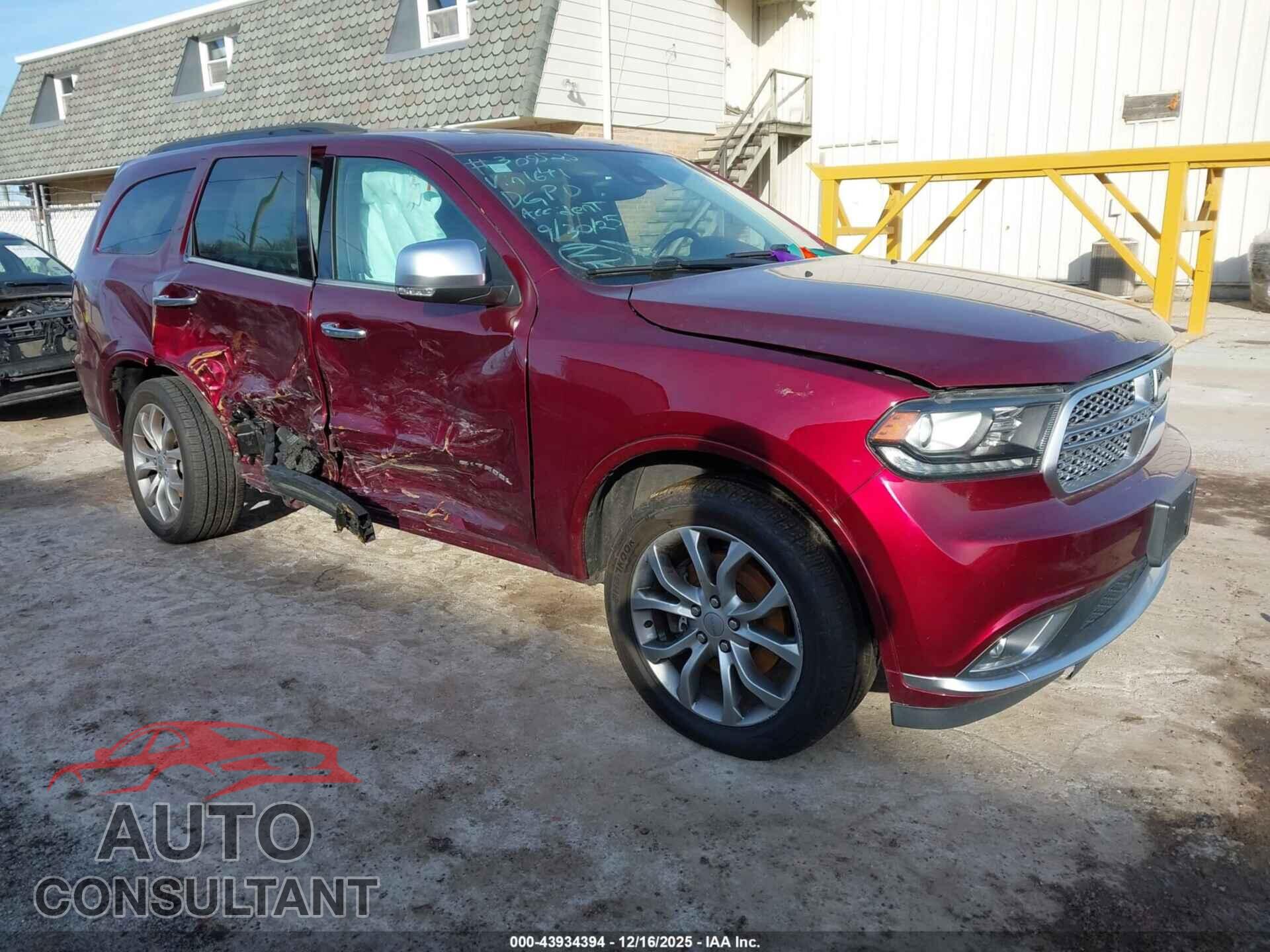 DODGE DURANGO 2017 - 1C4RDJEG3HC691641