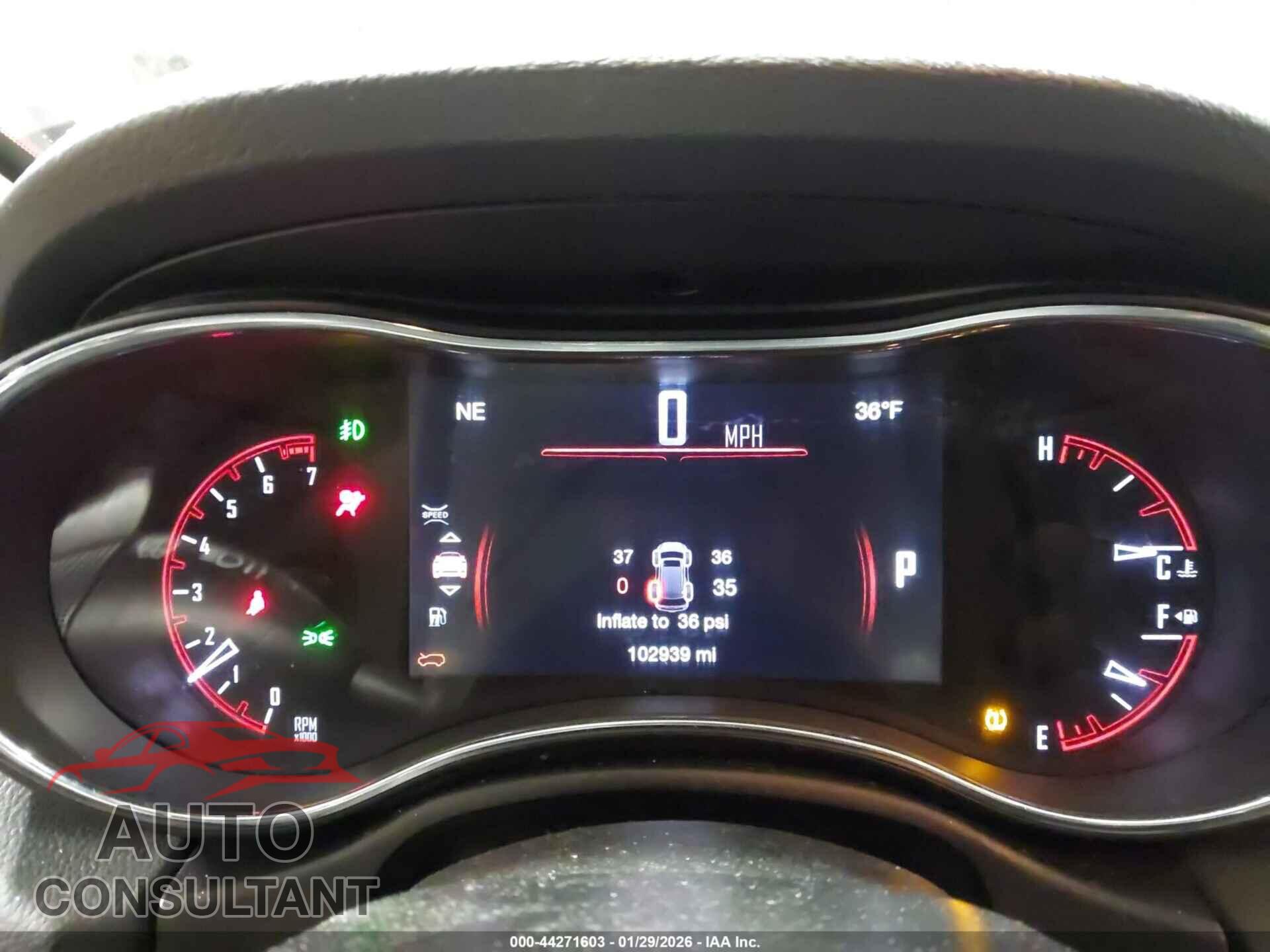 DODGE DURANGO 2017 - 1C4RDJAG4HC848163