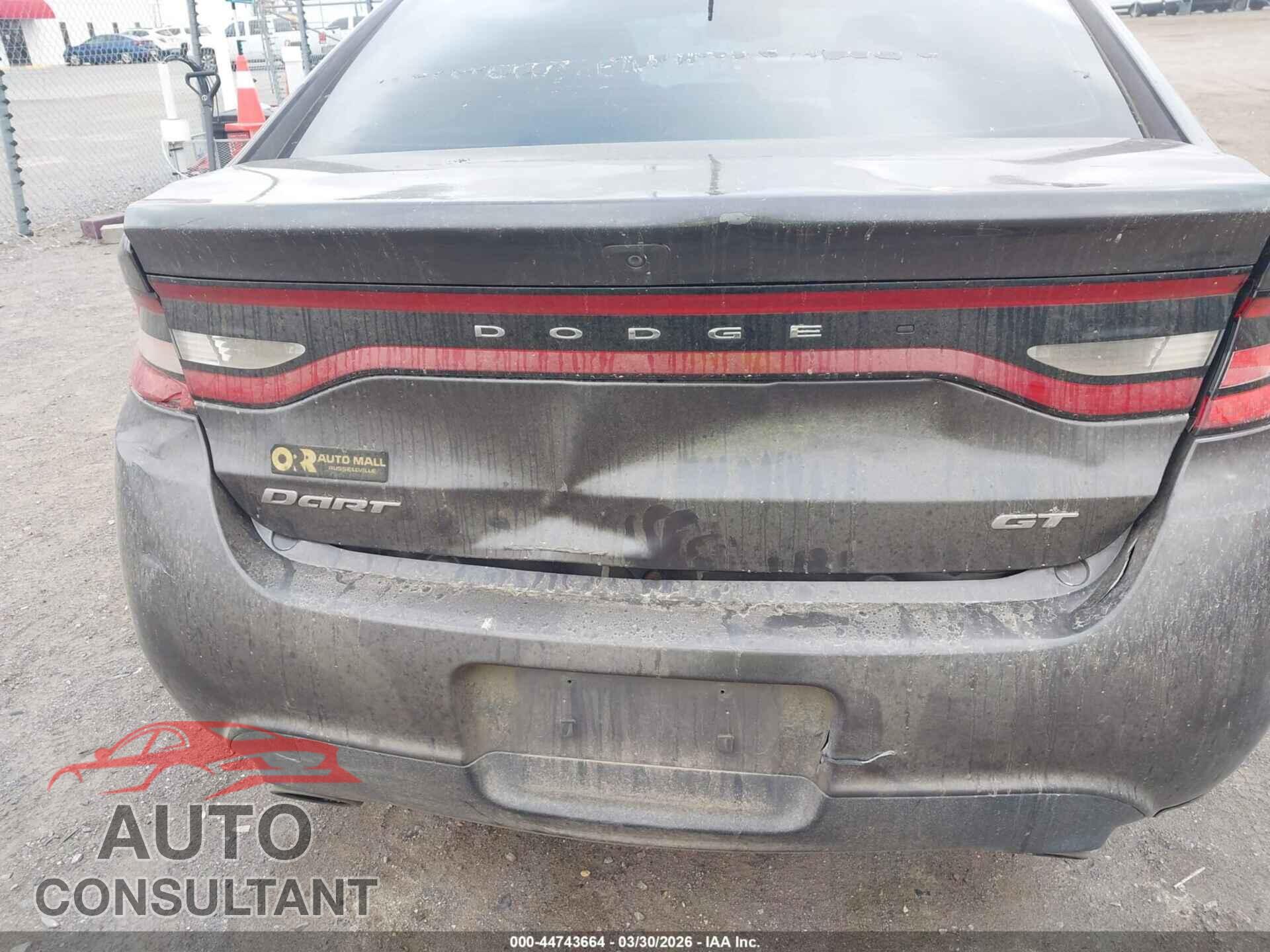 DODGE DART 2014 - 1C3CDFEB2ED742127