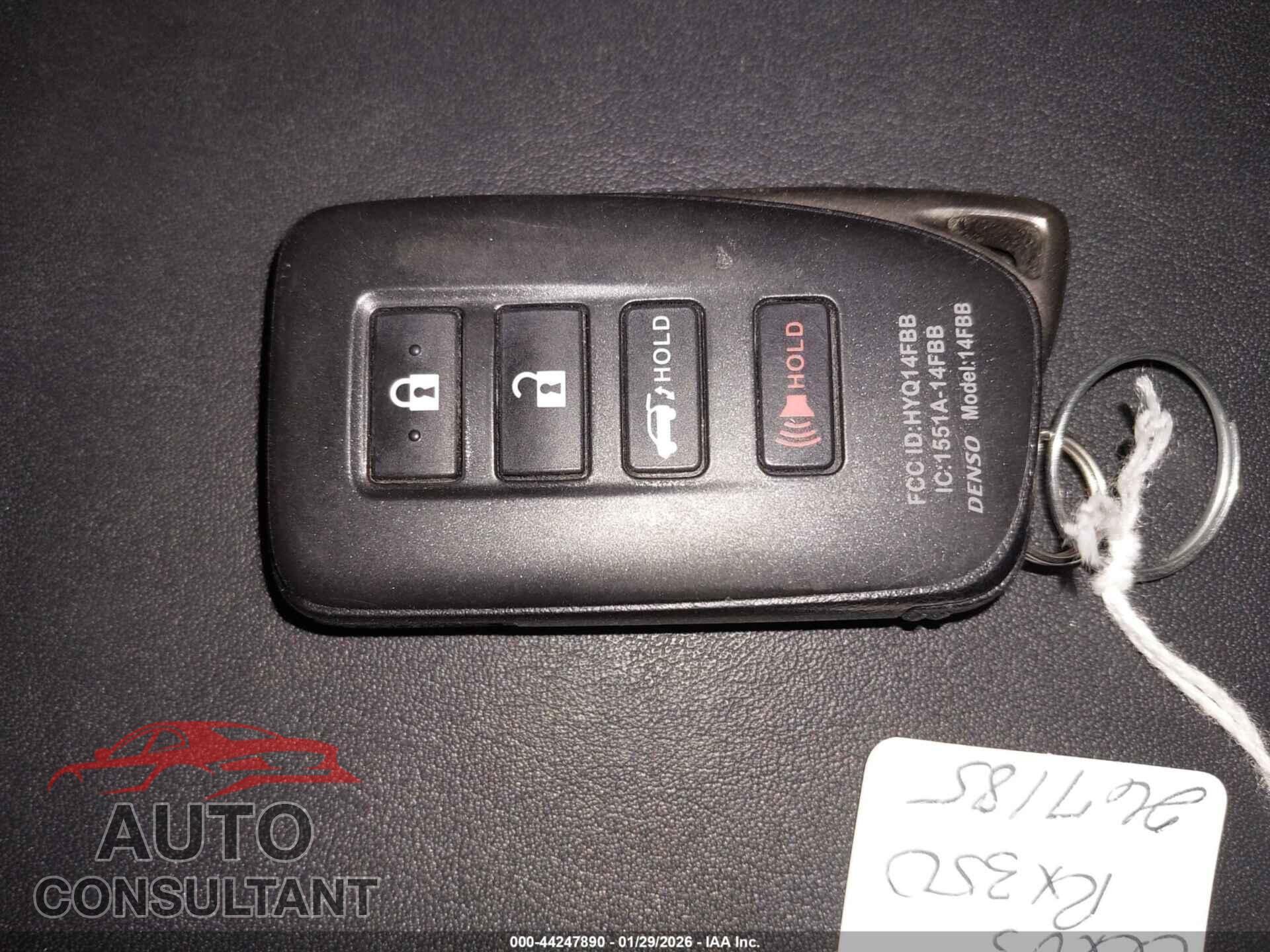 LEXUS RX 350 2017 - 2T2BZMCA1HC069027