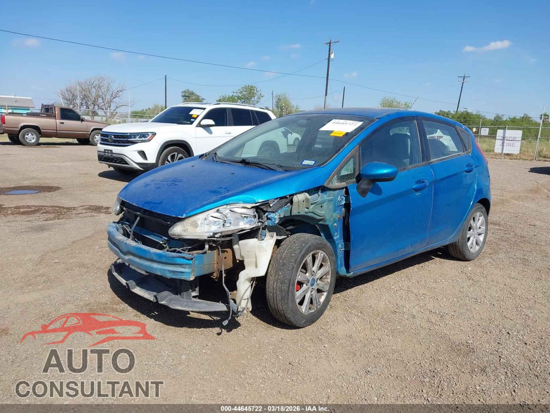 FORD FIESTA 2012 - 3FADP4EJ5CM199057